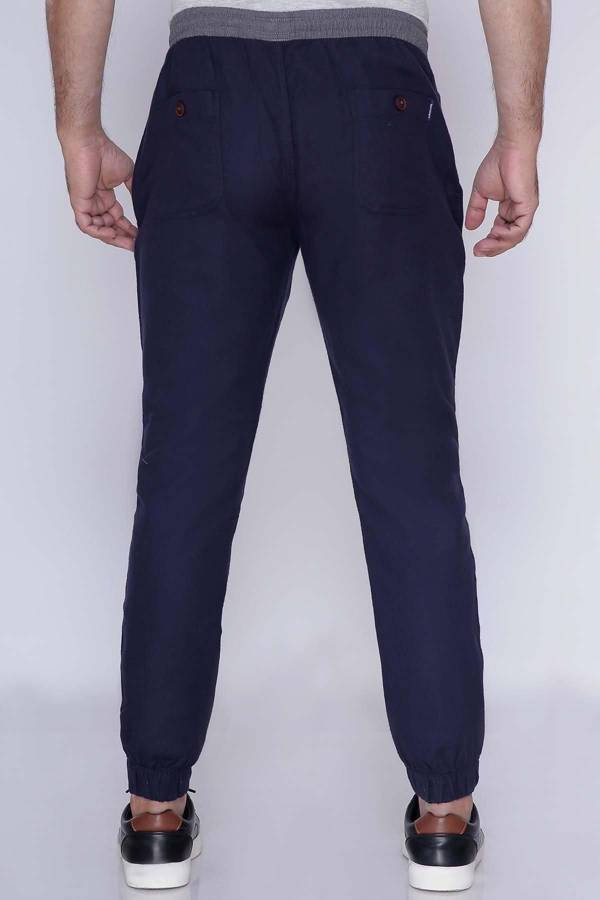 CASUAL TROUSER NAVY at Charcoal Clothing