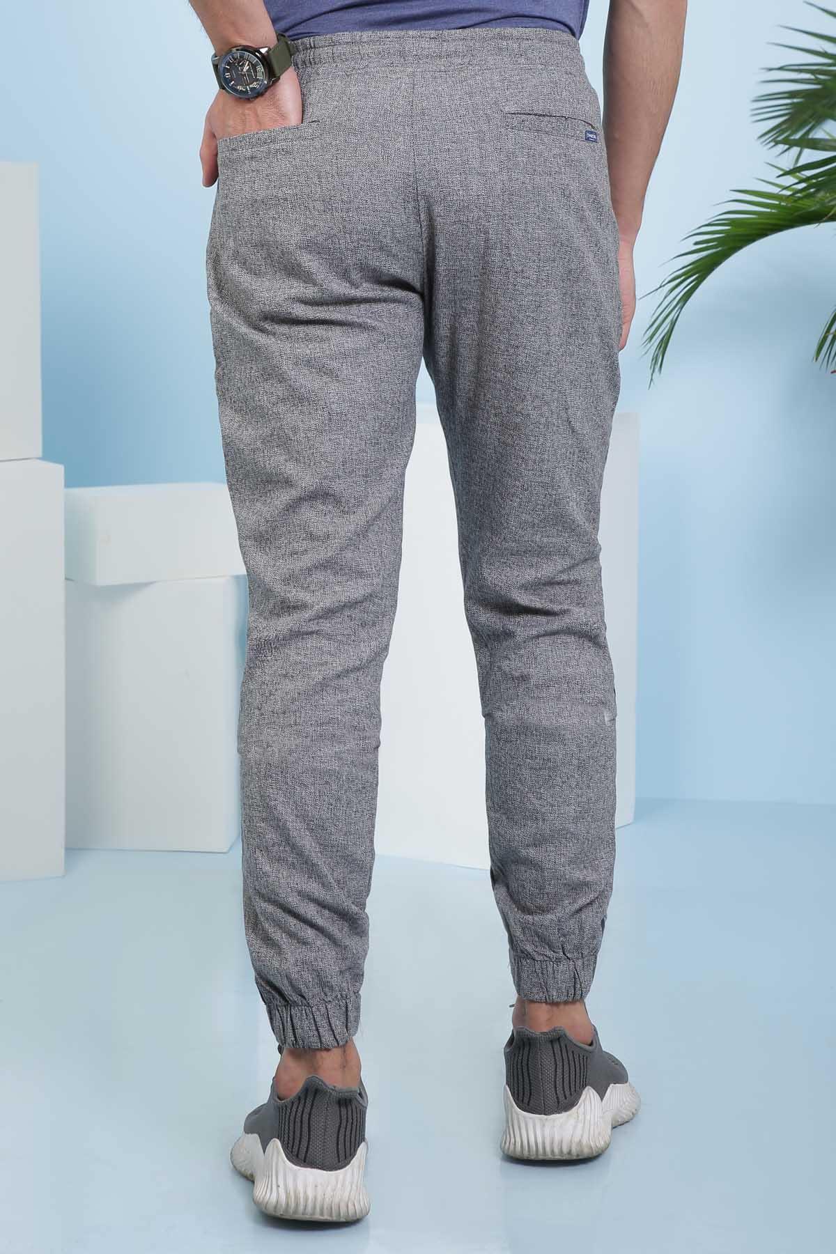 CASUAL TROUSER SLIM FIT GREY at Charcoal Clothing