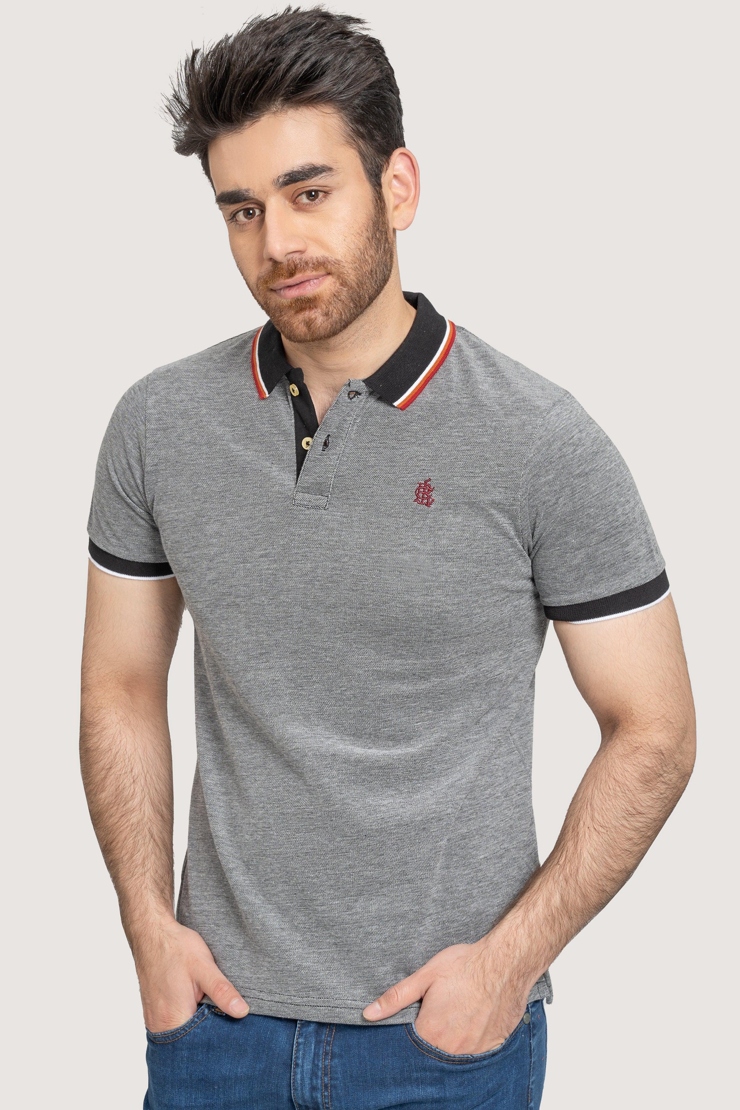 CLASSIC BLACK POLO at Charcoal Clothing