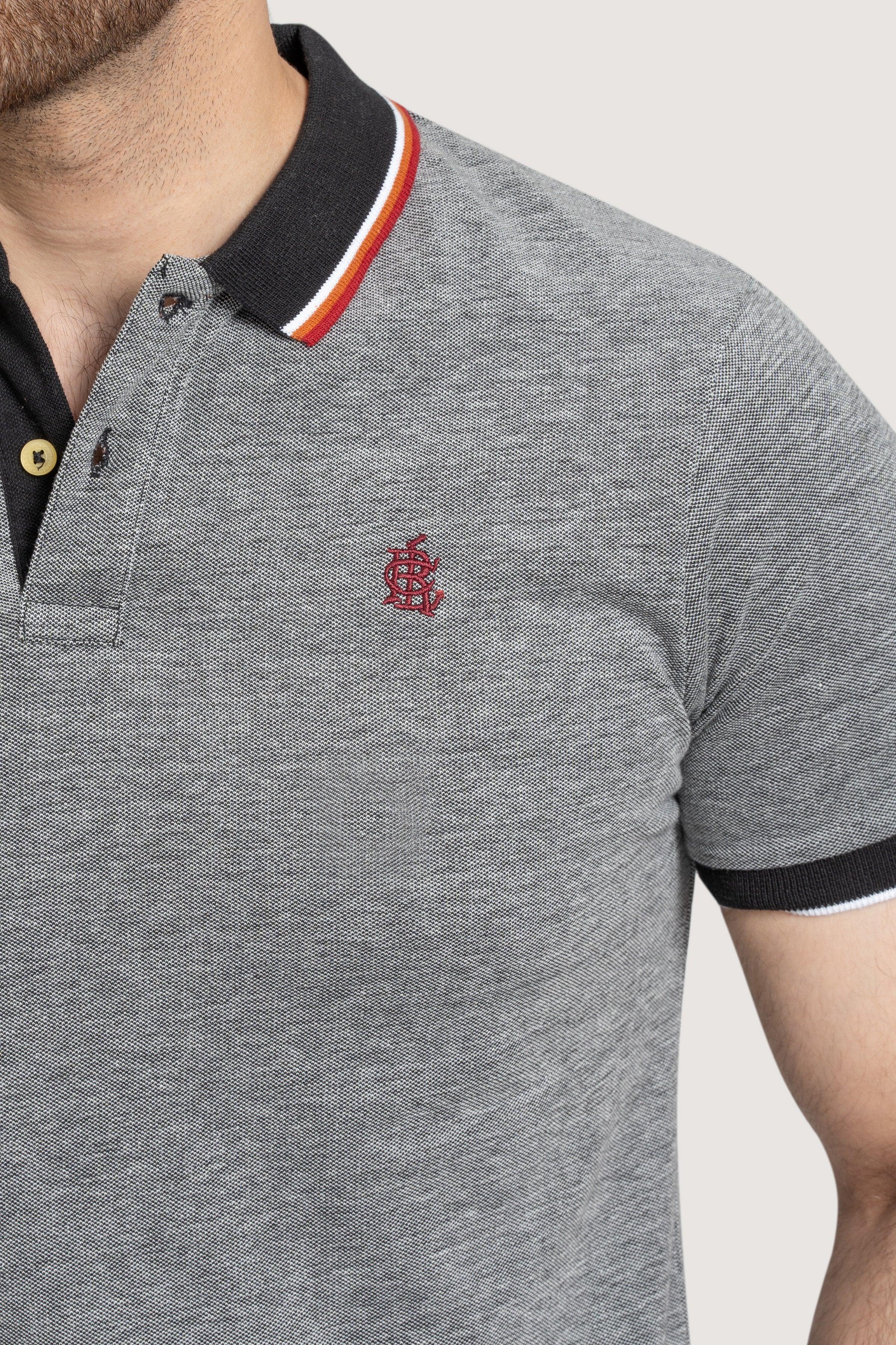 CLASSIC BLACK POLO at Charcoal Clothing