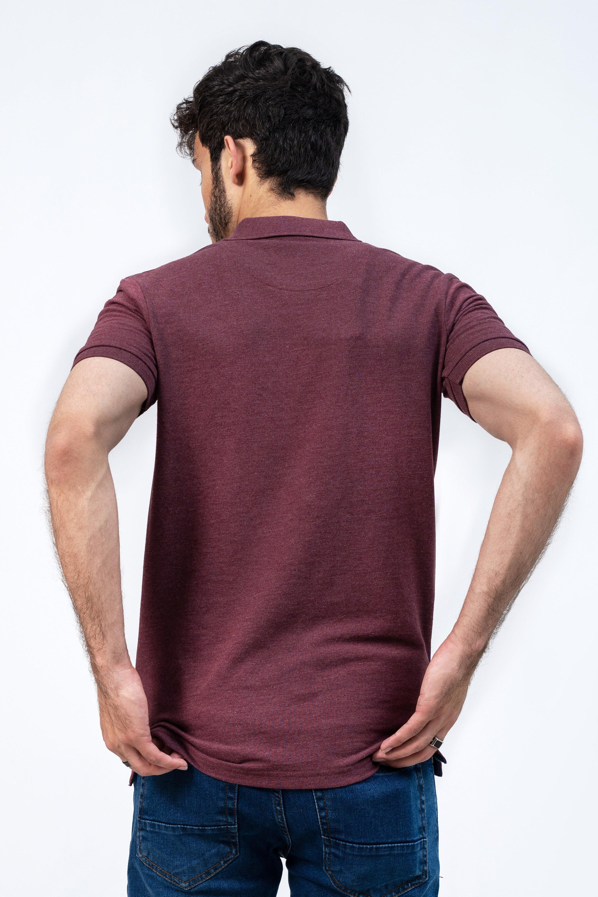 CLASSIC MAROON POLO at Charcoal Clothing