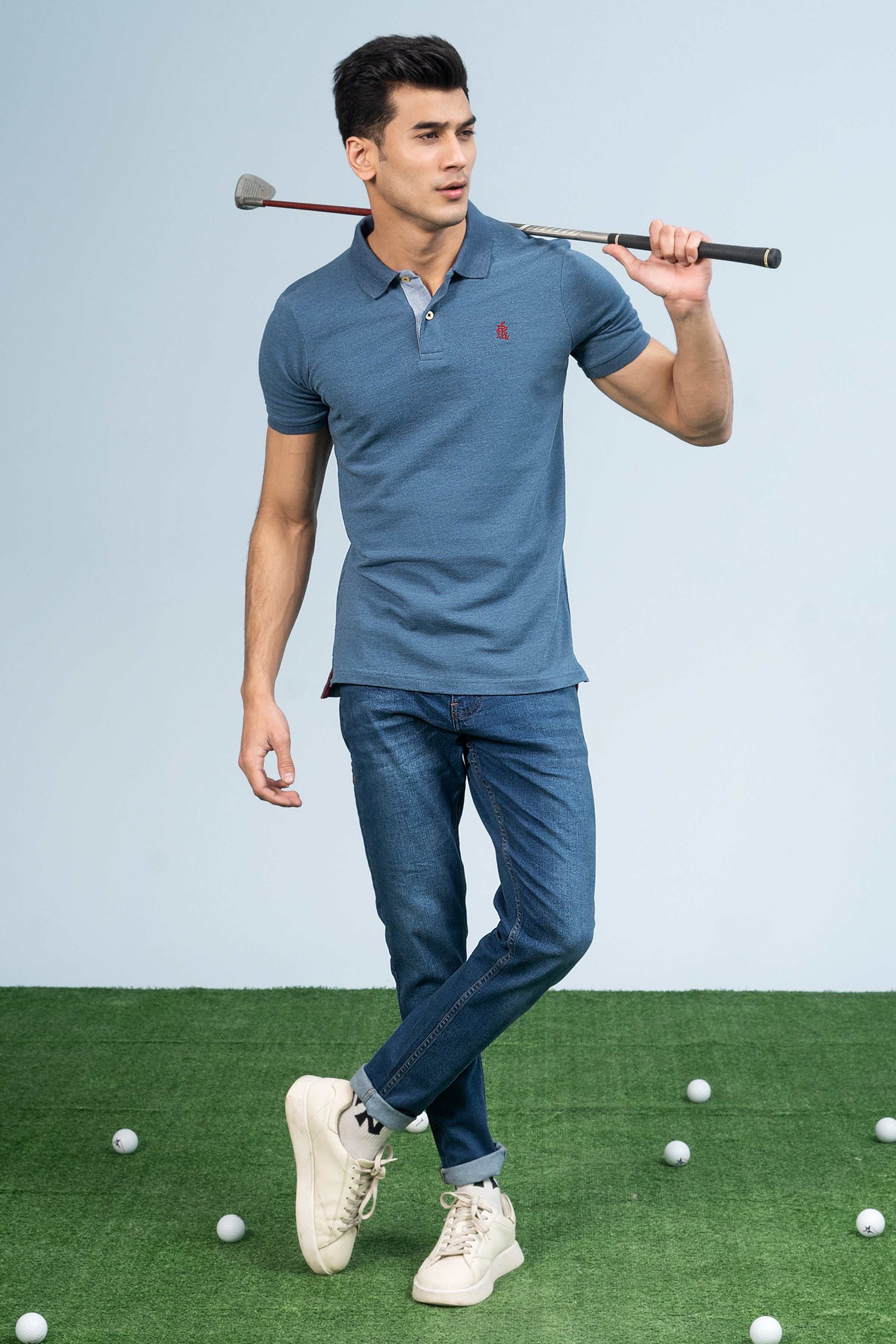 CLASSIC POLO BLUE at Charcoal Clothing