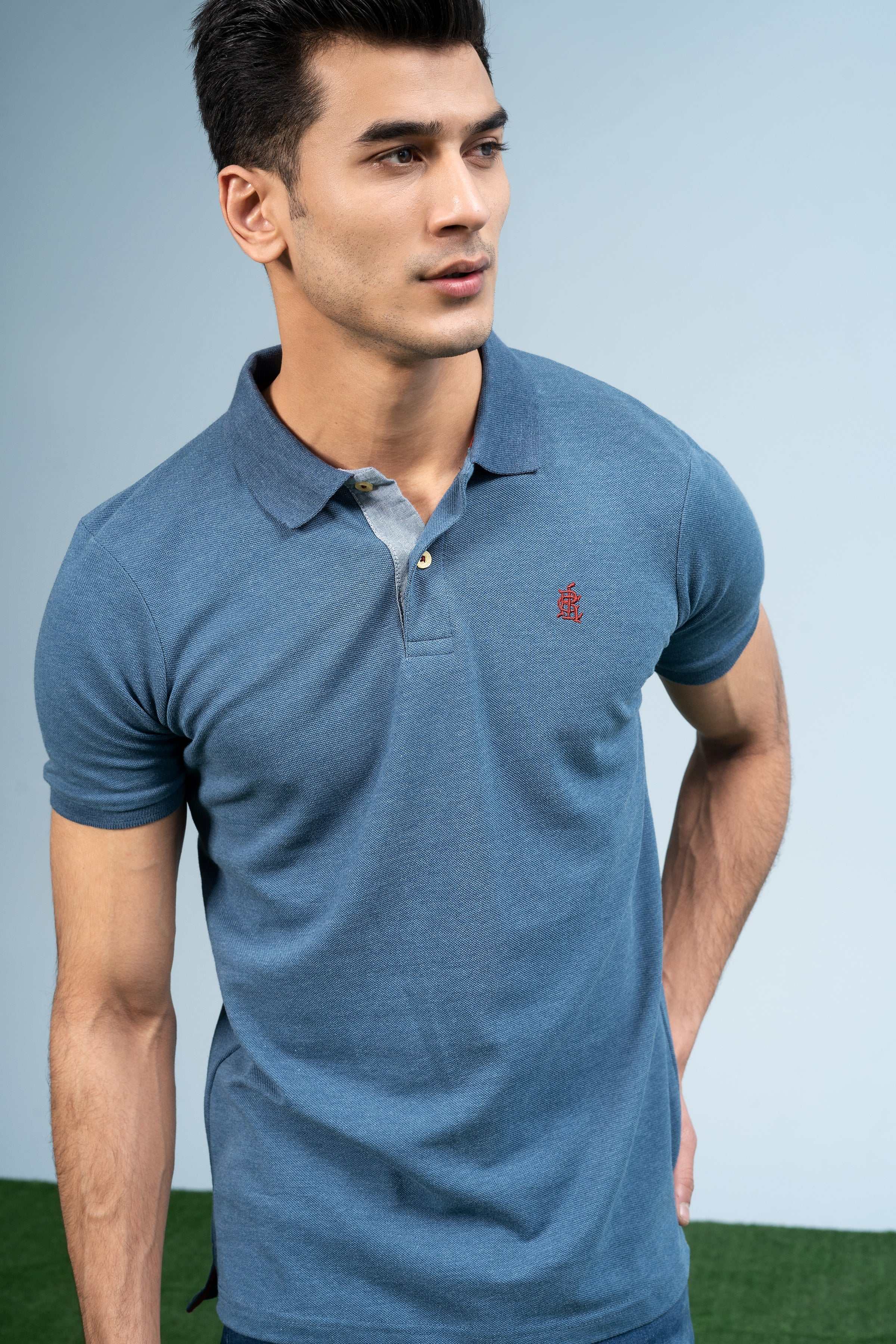 CLASSIC POLO BLUE at Charcoal Clothing