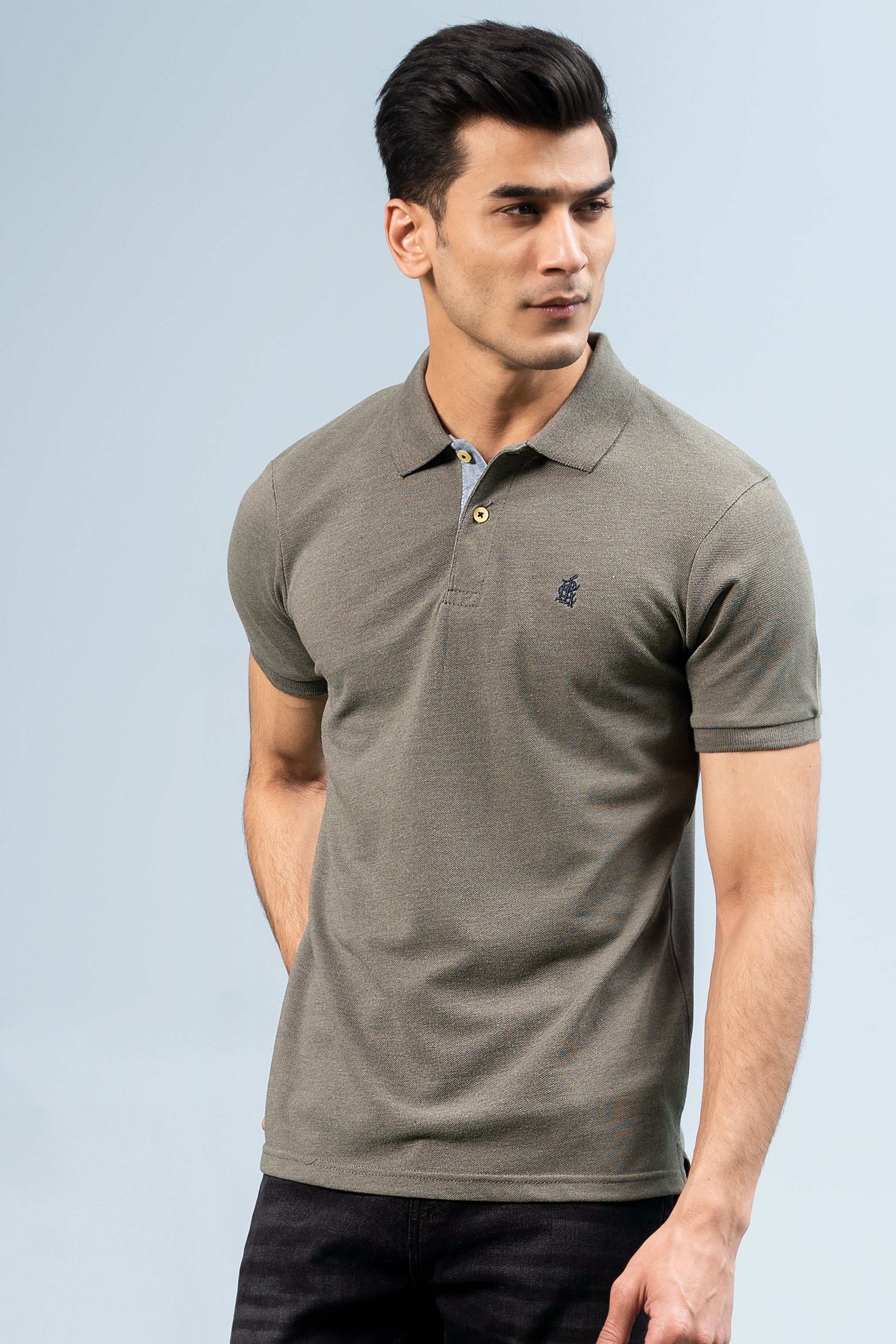 CLASSIC POLO GREEN at Charcoal Clothing