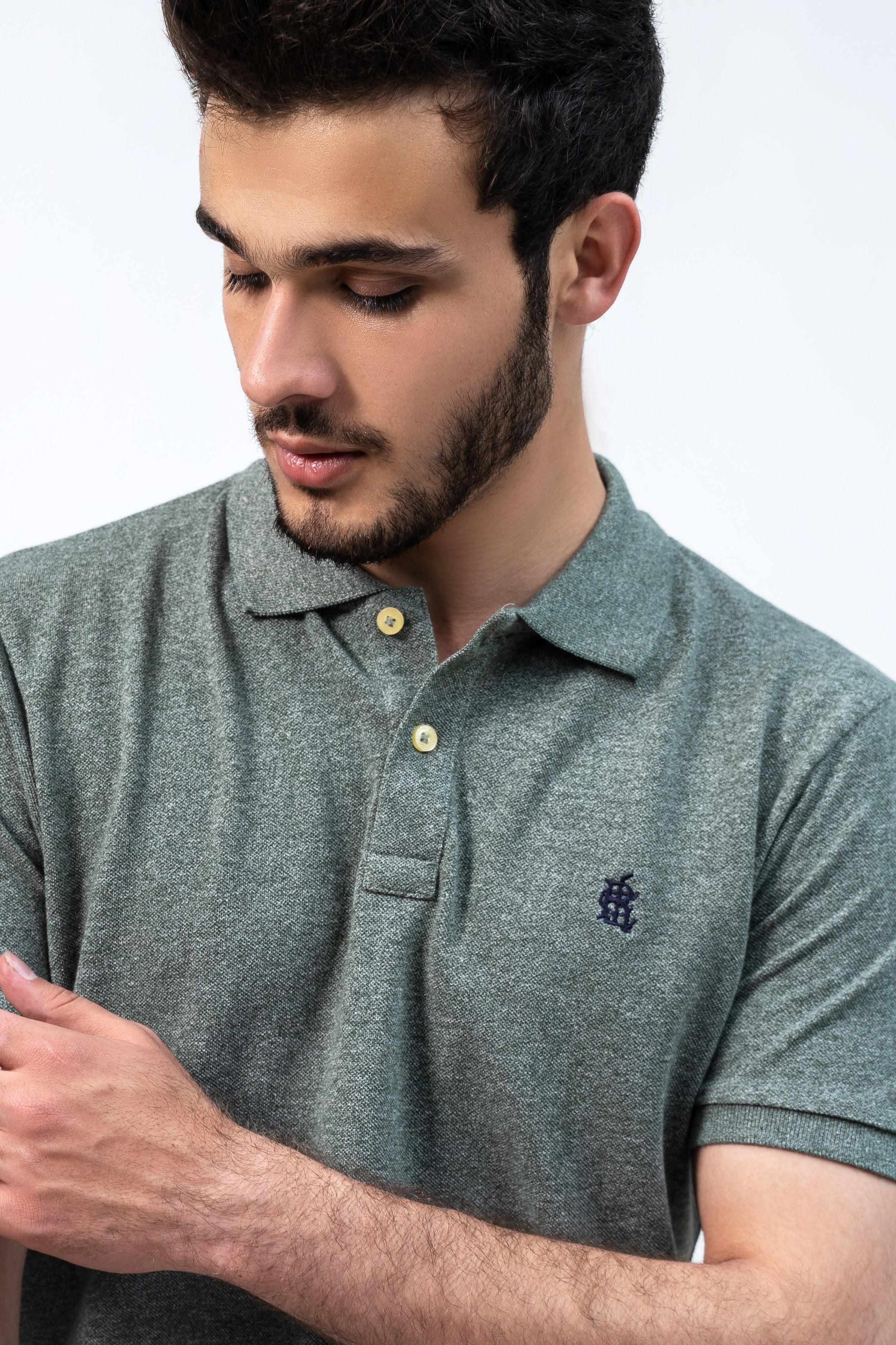 CLASSIC POLO GREEN at Charcoal Clothing