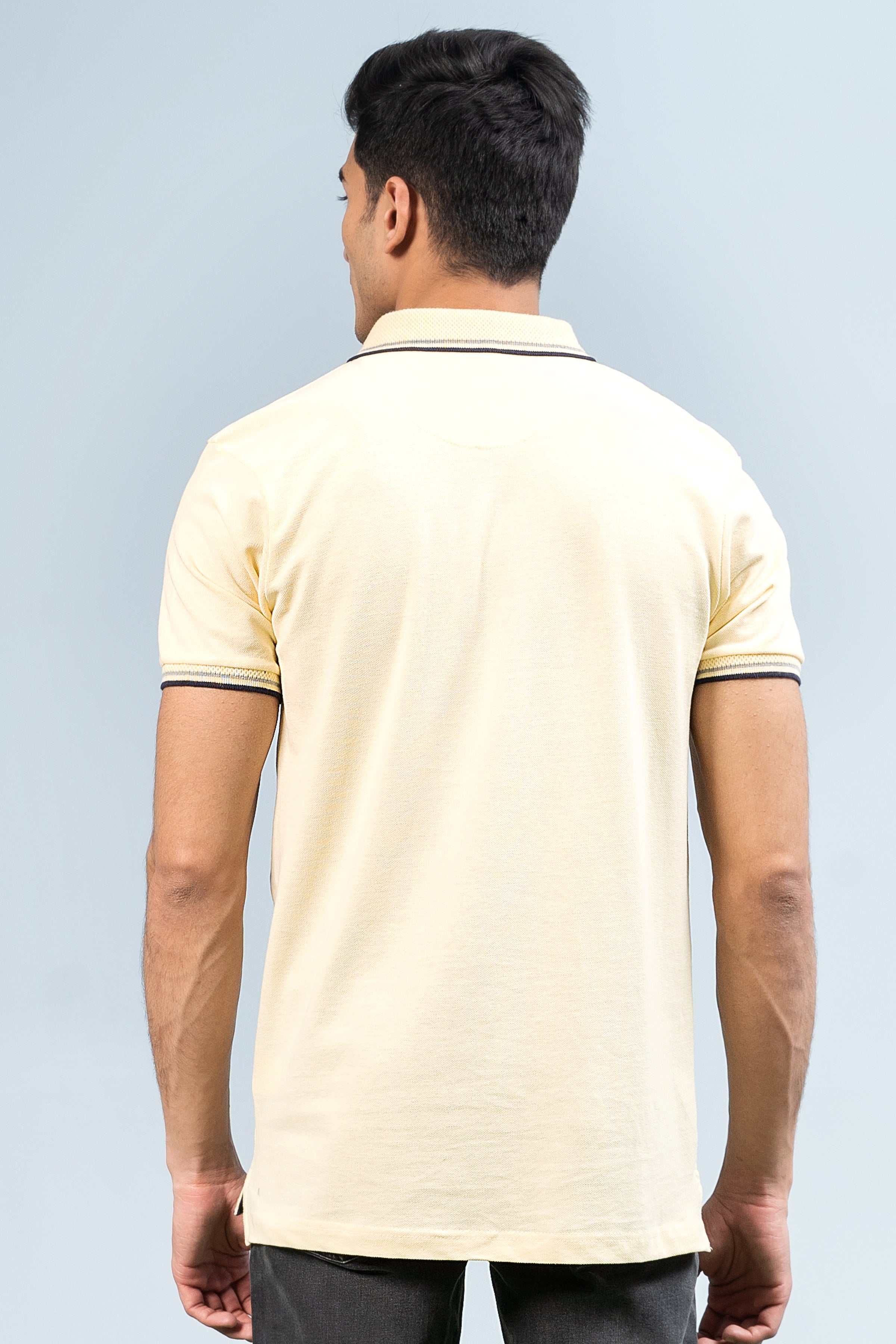 CLASSIC POLO LIME YELLOW at Charcoal Clothing