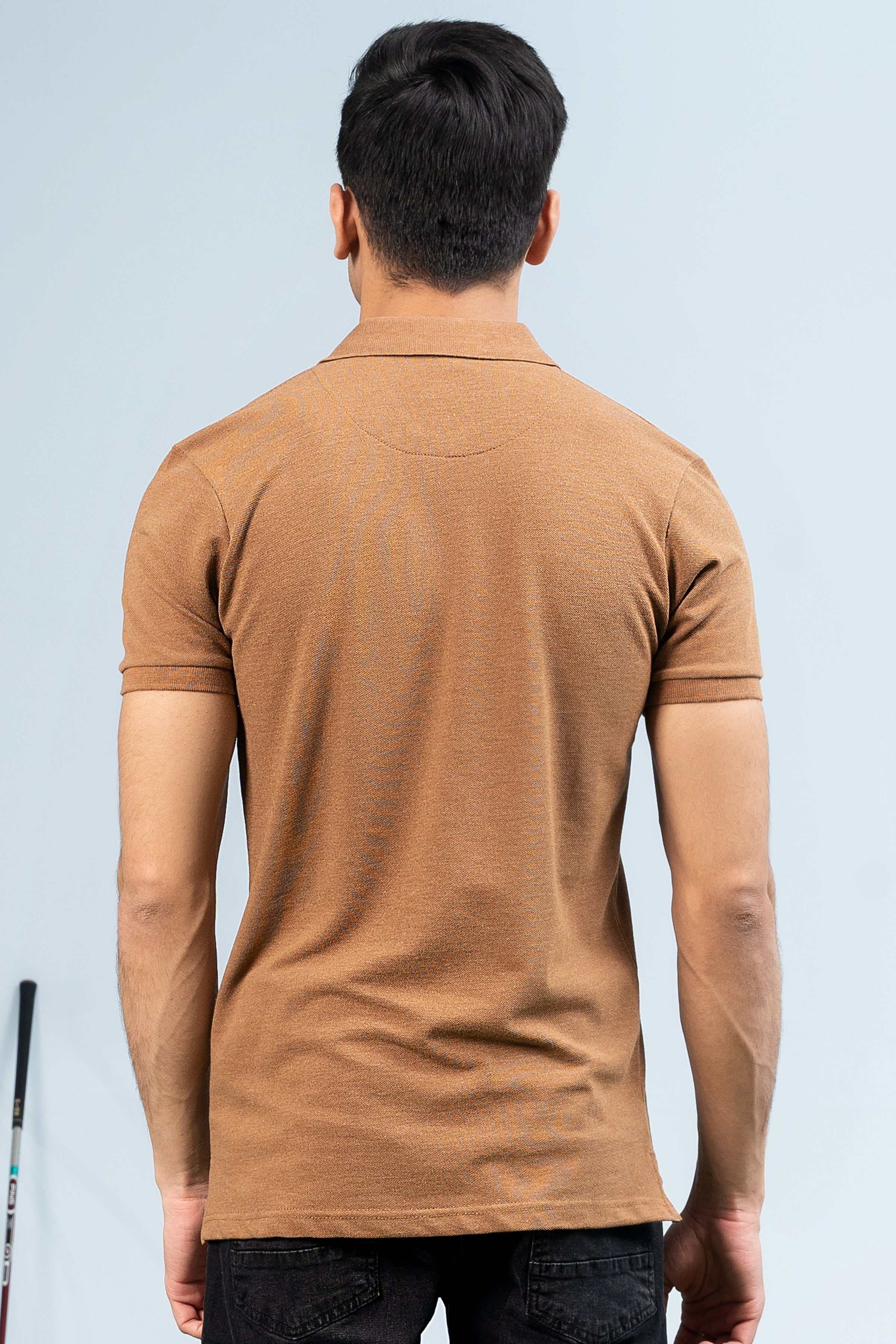 CLASSIC POLO MUSTARD at Charcoal Clothing