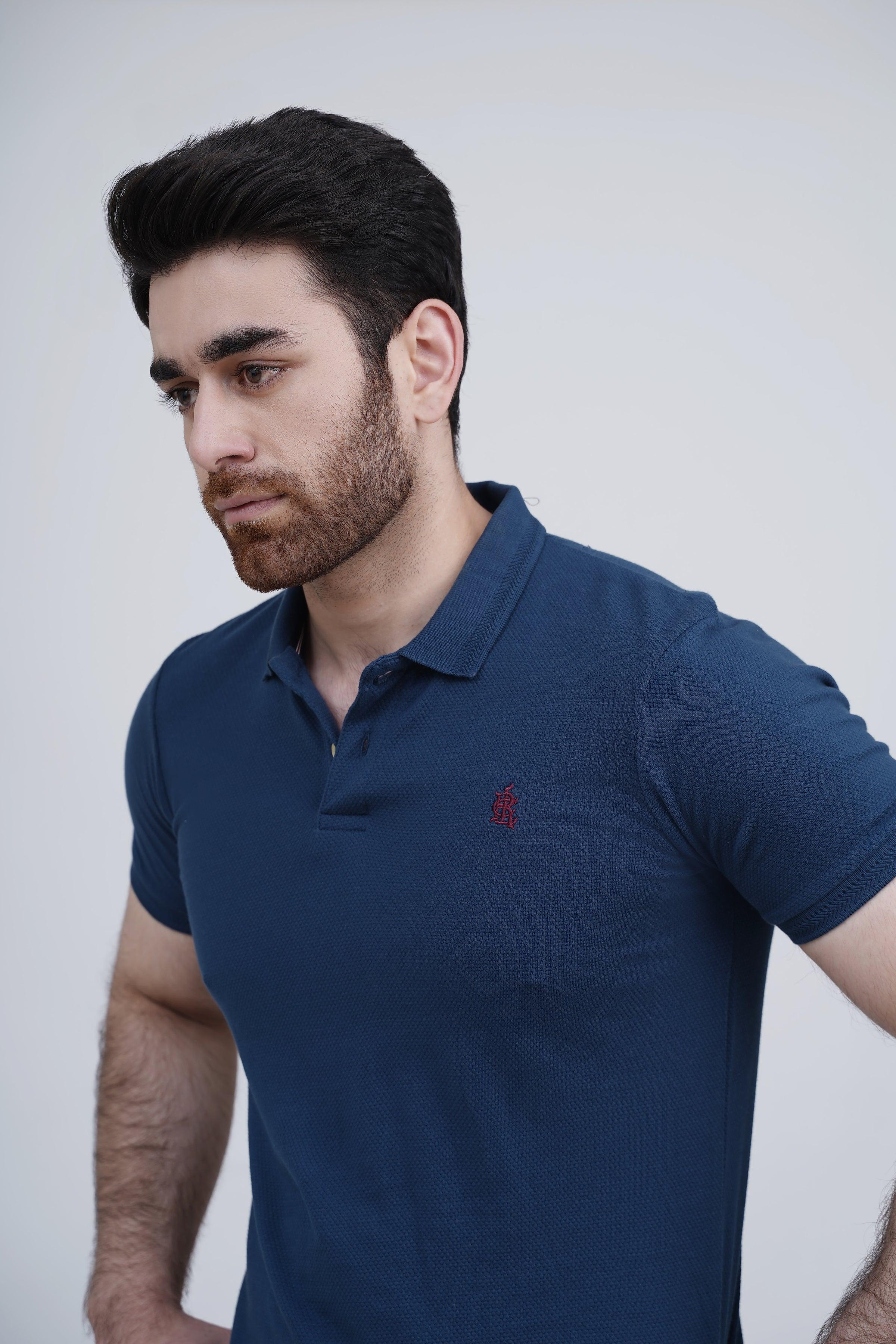 CLASSIC POLO TEAL BLUE at Charcoal Clothing