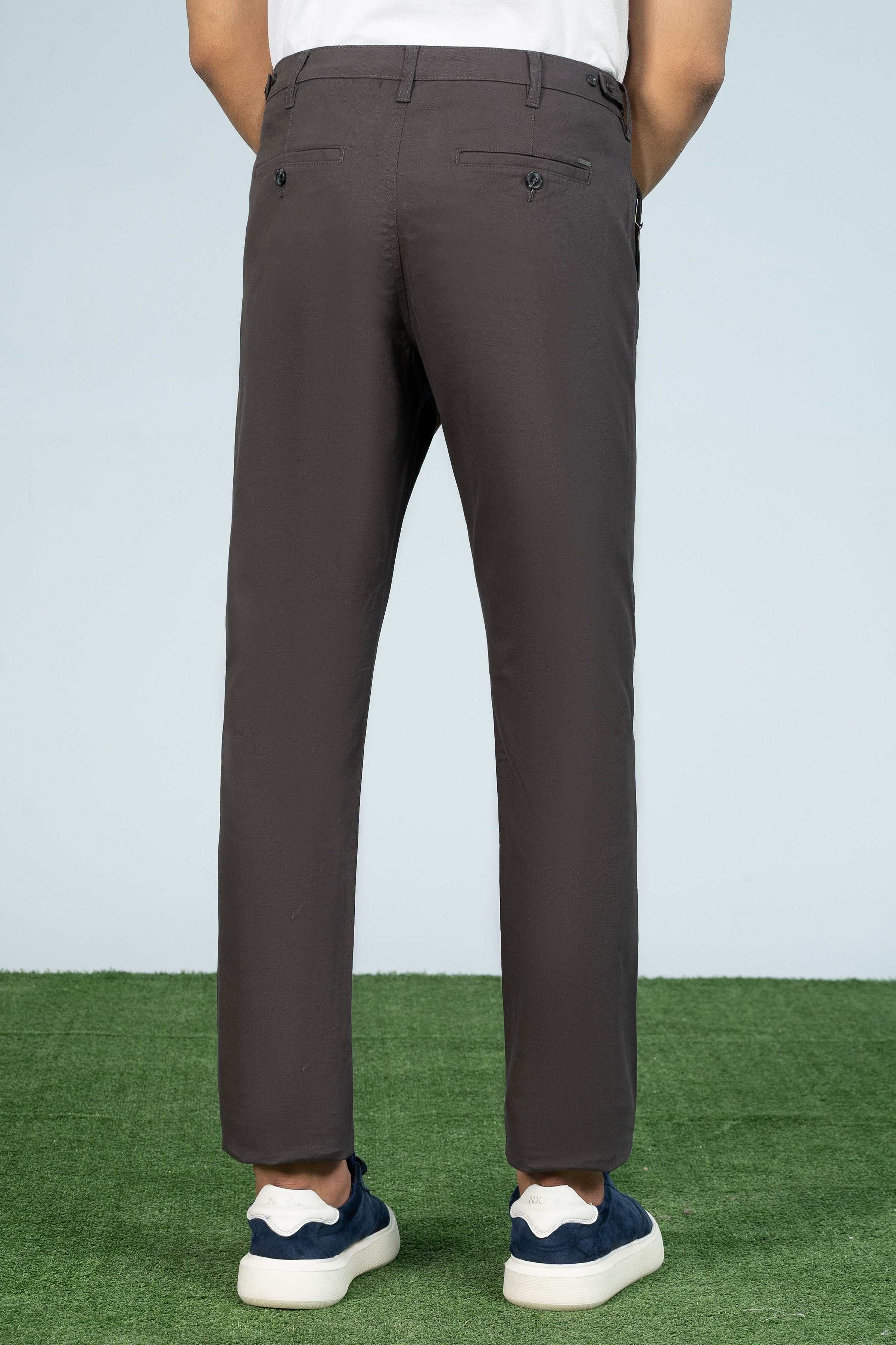 CROSS POCKET CASUAL PANT DARK GREY at Charcoal Clothing