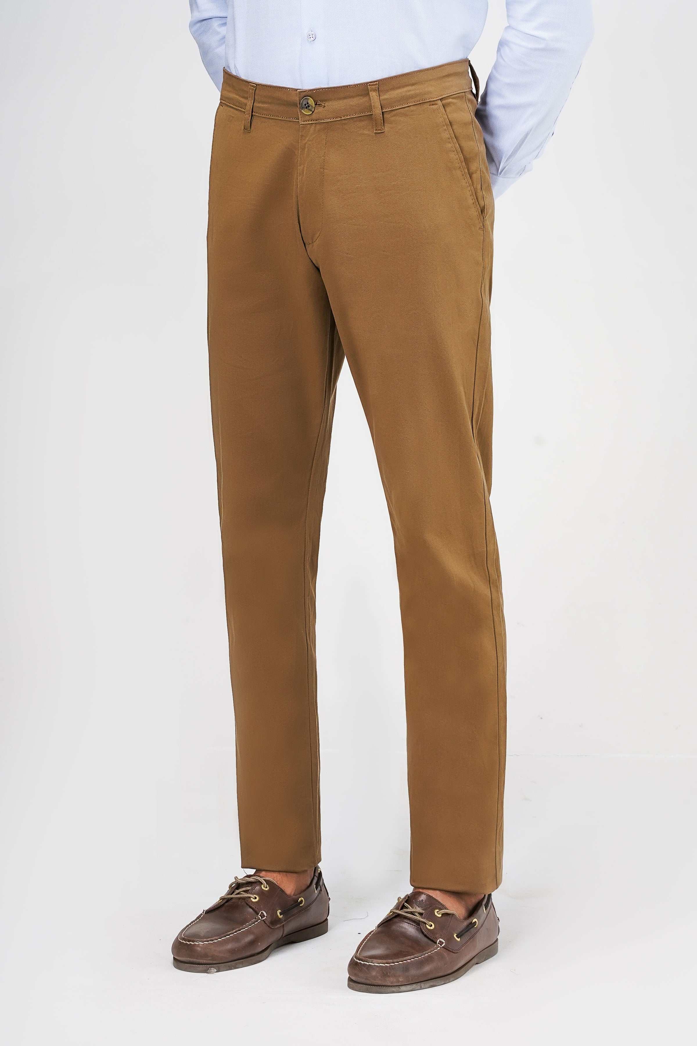 CROSS POCKET CASUAL PANT DARK KHAKI at Charcoal Clothing