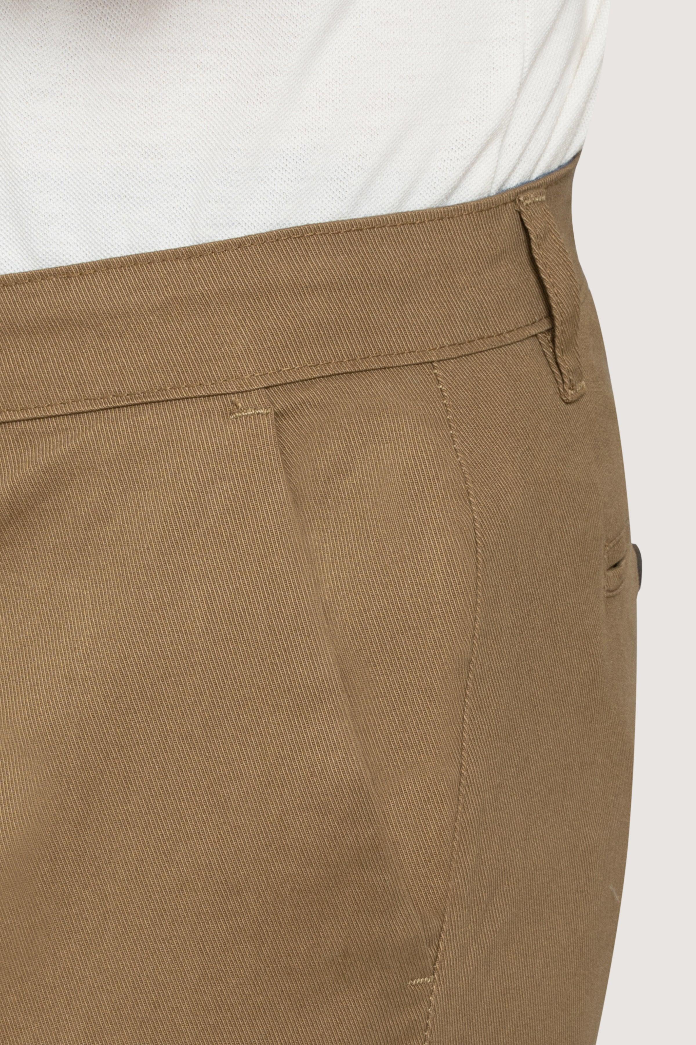 CROSS POCKET CASUAL PANT DARK KHAKI at Charcoal Clothing