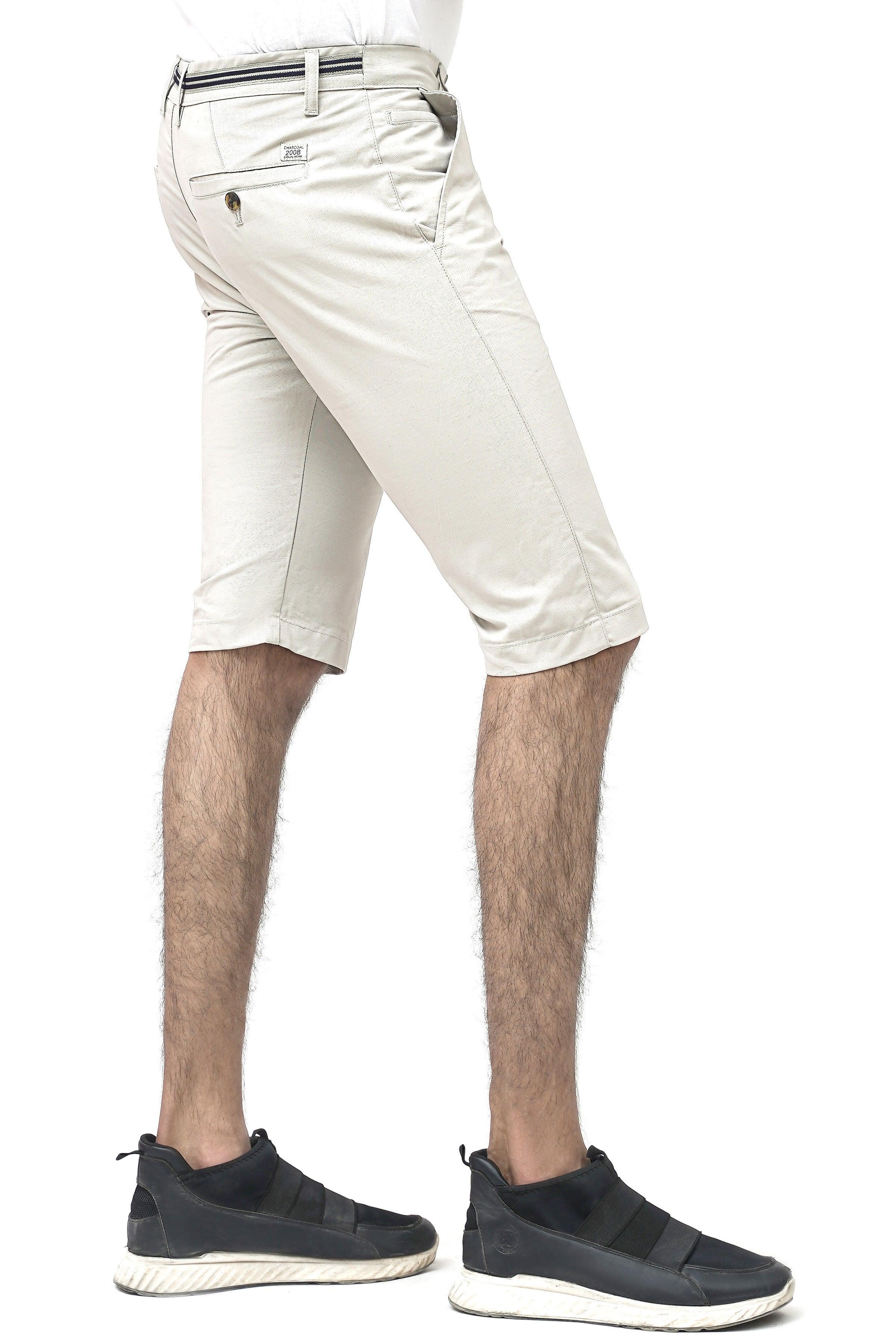 CROSS POCKET CHINO STONE SHORTS at Charcoal Clothing