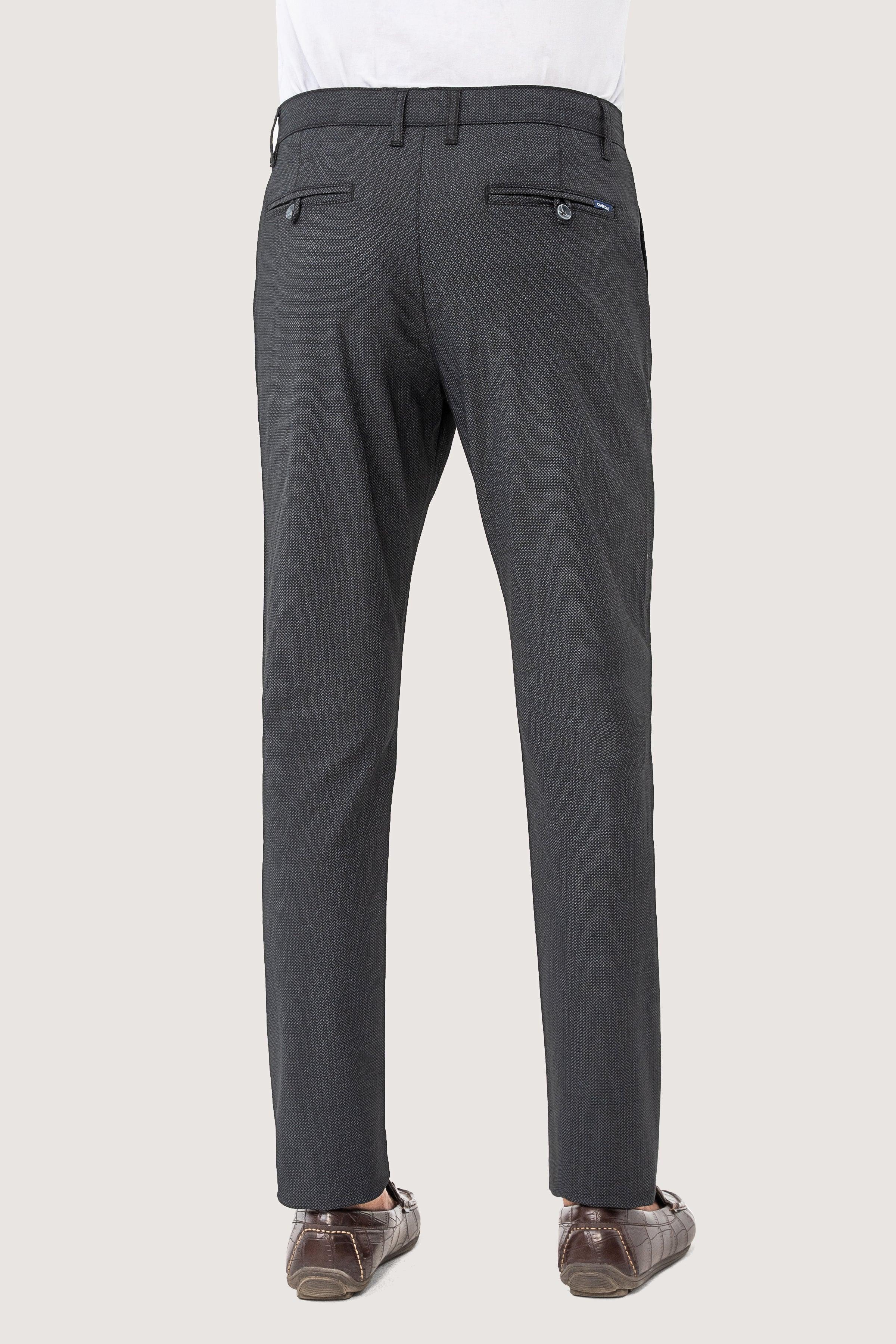 CROSS POCKET PRINTED PANT BLACK at Charcoal Clothing