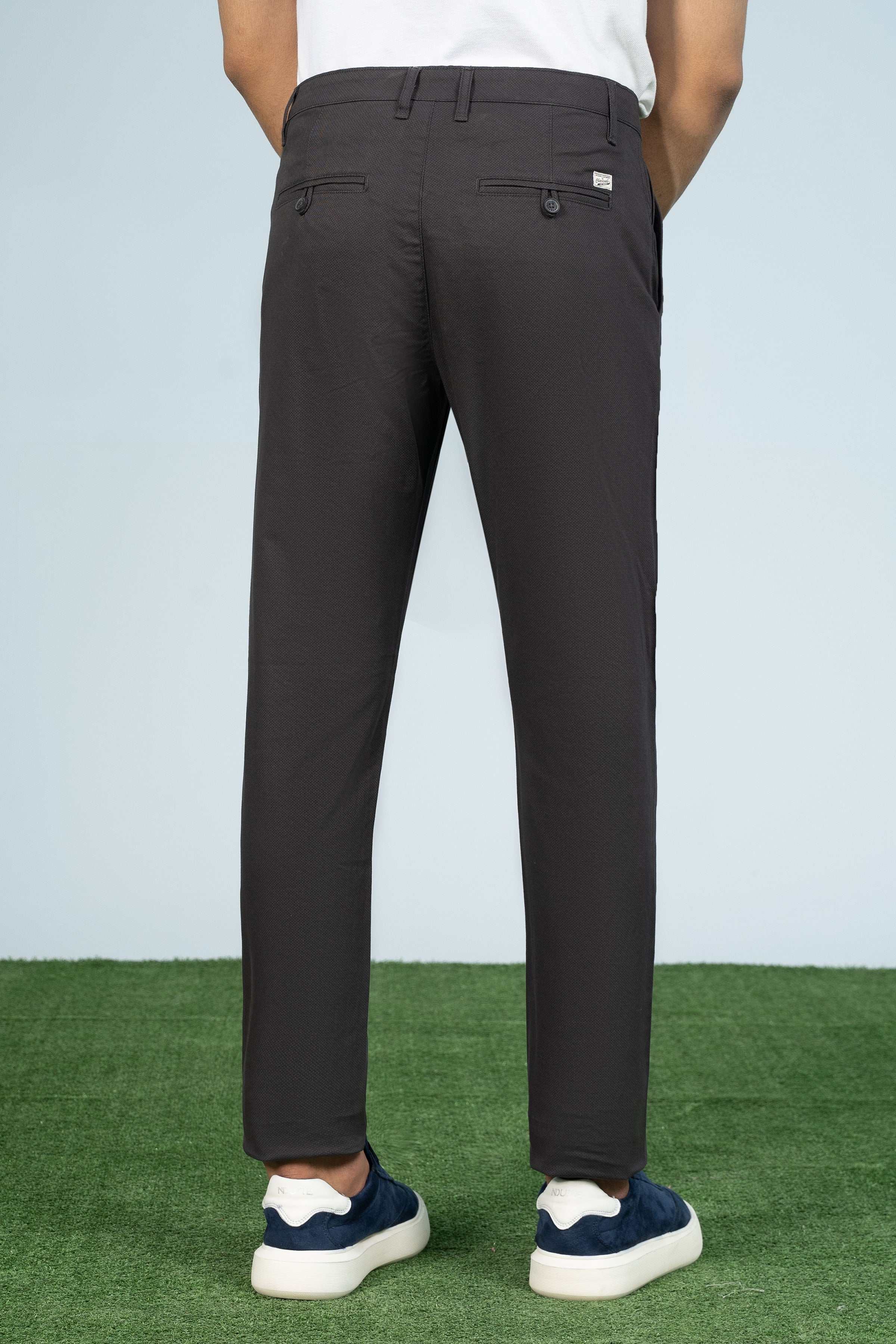 CROSS POCKET PRINTED PANT CHARCOAL at Charcoal Clothing