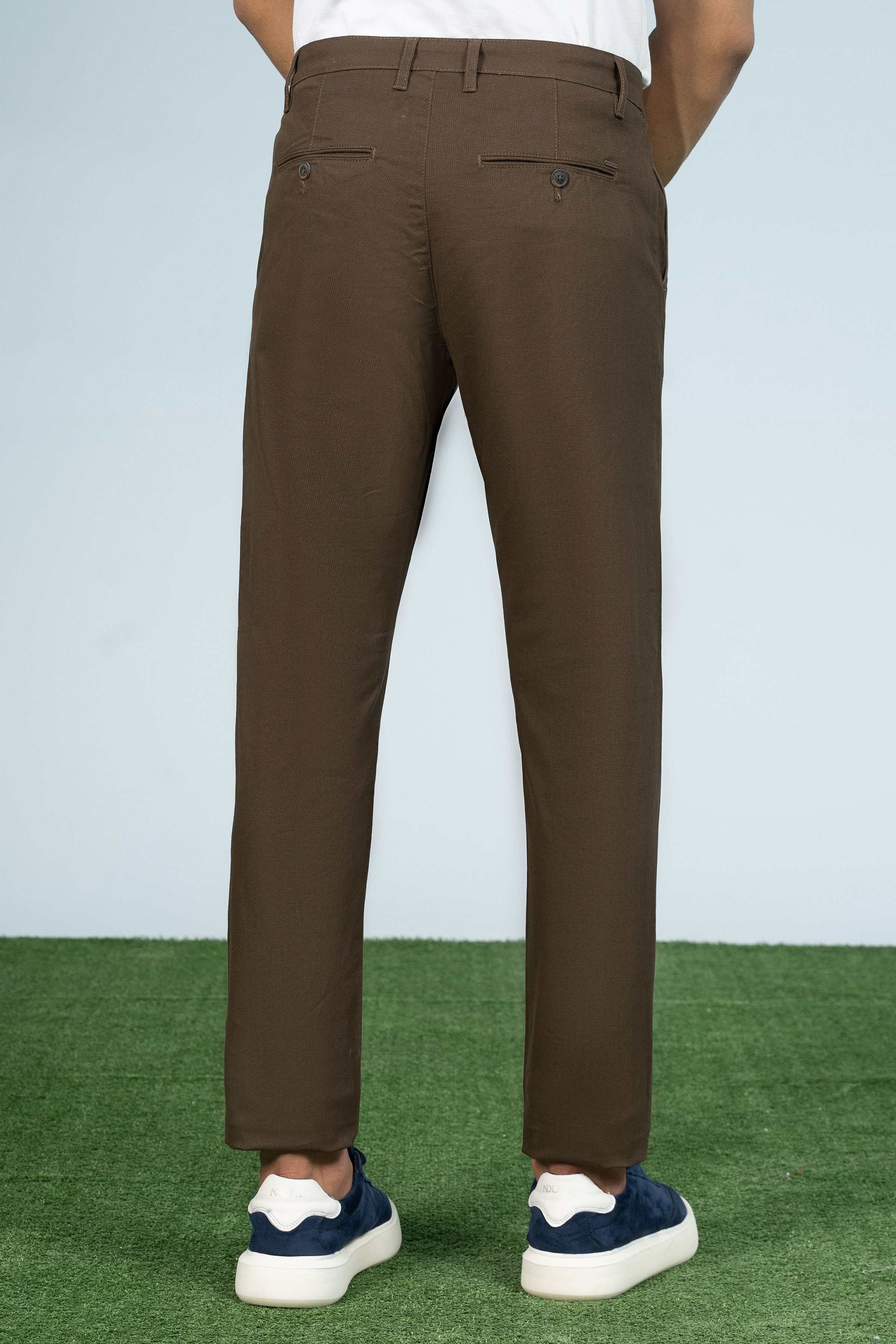 CROSS POCKET PRINTED PANT DARK OLIVE at Charcoal Clothing