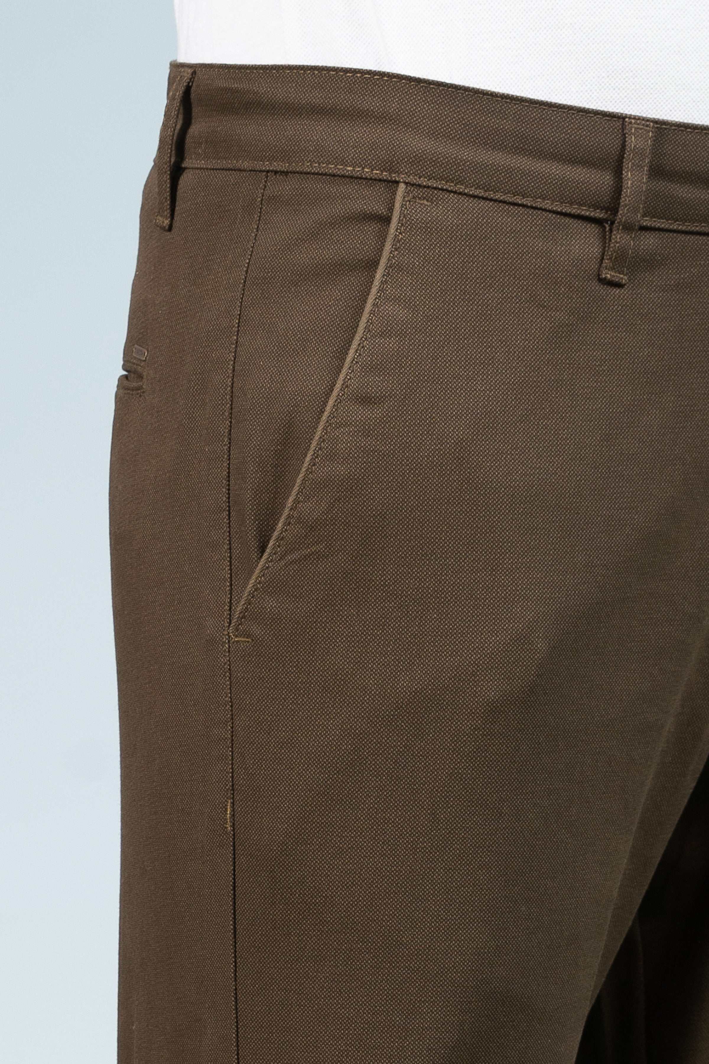 CROSS POCKET PRINTED PANT DARK OLIVE at Charcoal Clothing