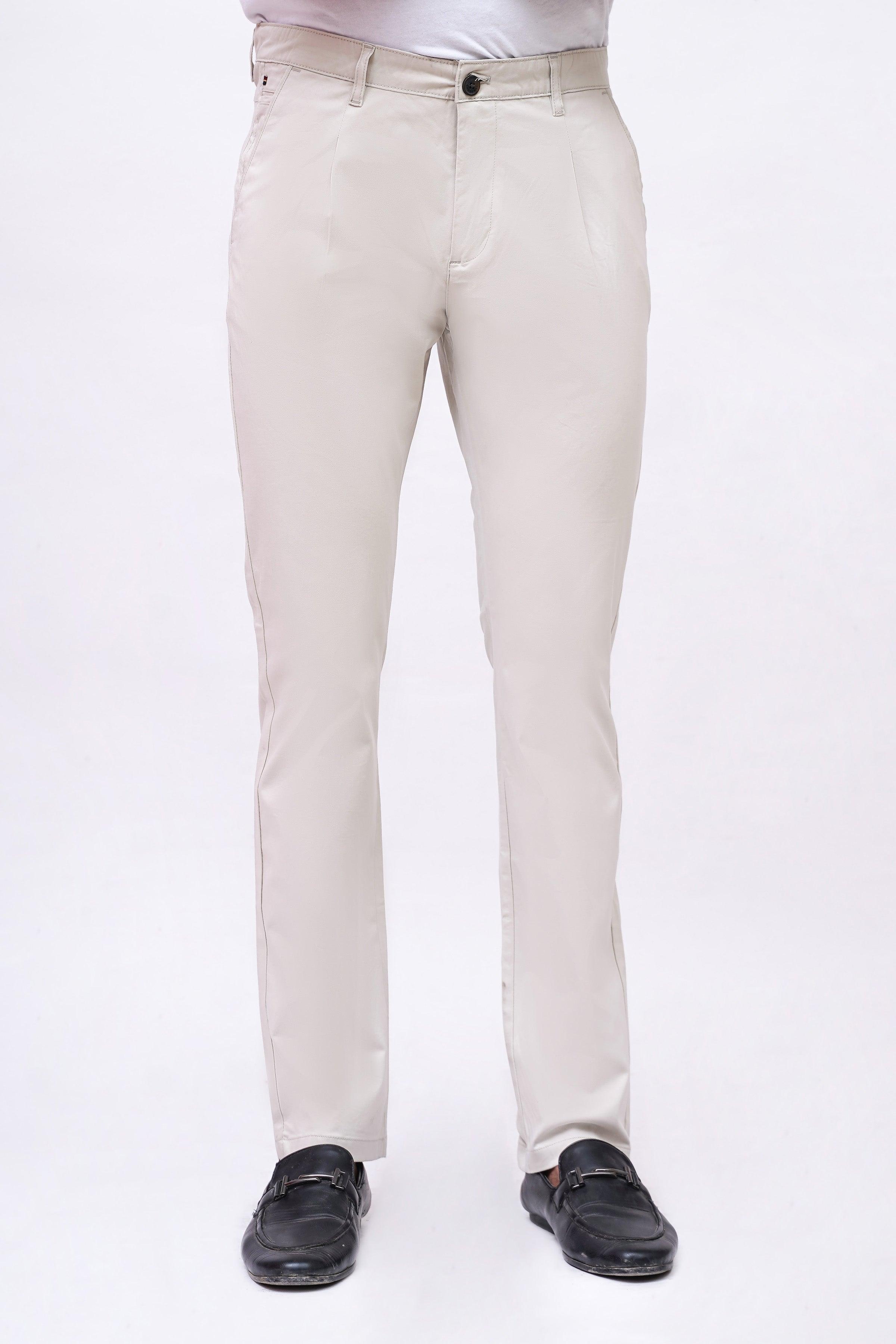 CROSS POCKET SATIN PANT BEIGE at Charcoal Clothing