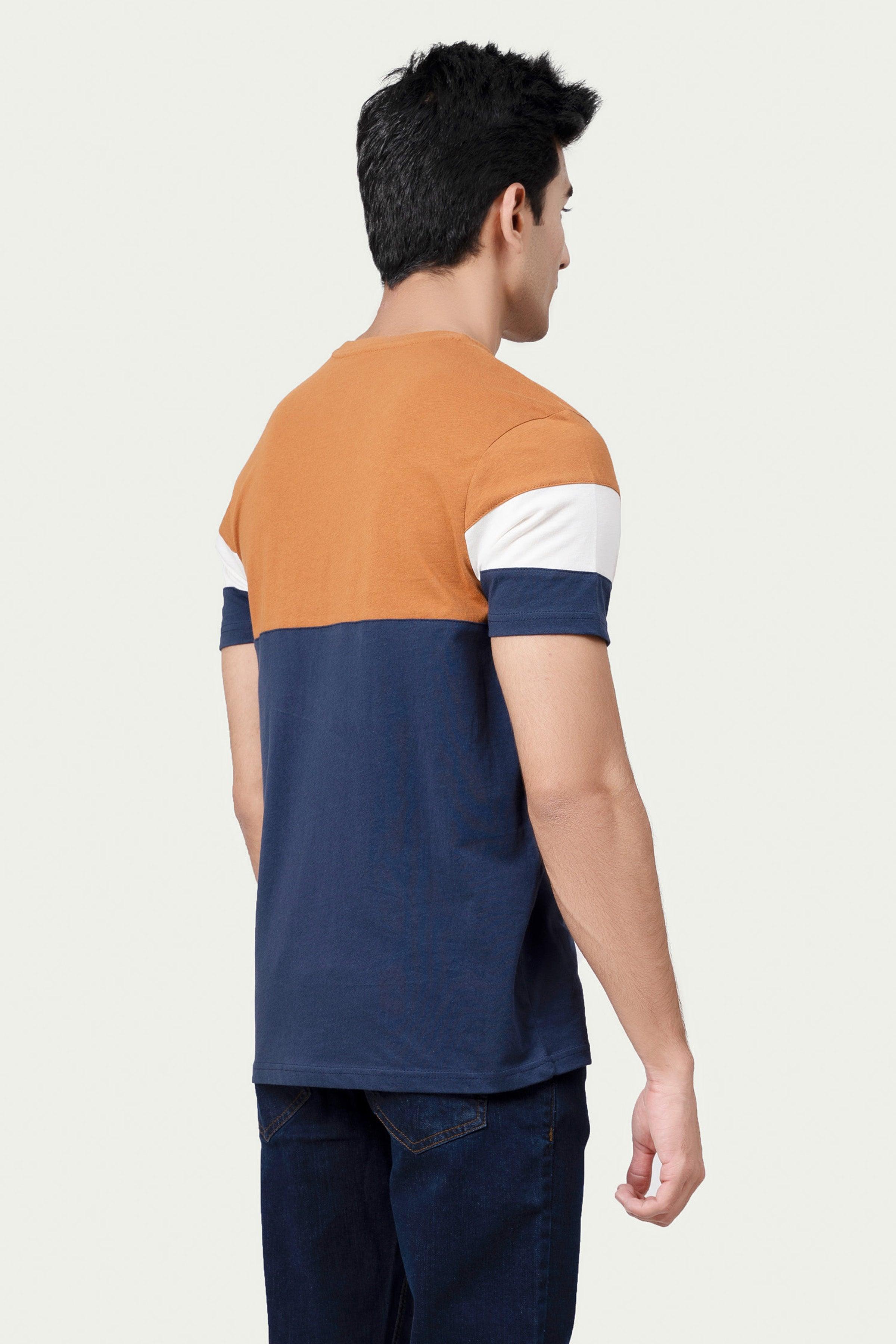 CUT & SEW PANEL RUST at Charcoal Clothing