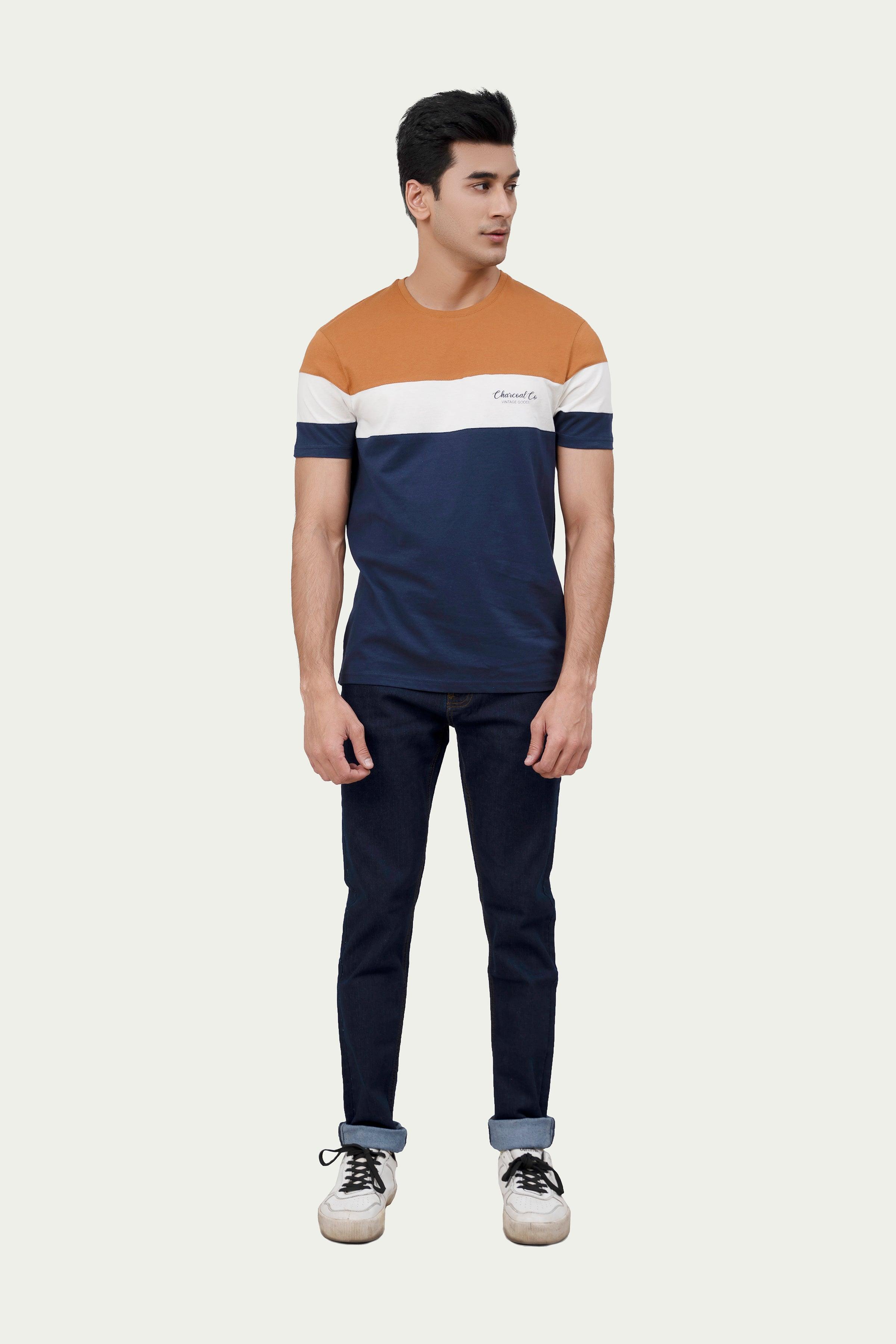 CUT & SEW PANEL RUST at Charcoal Clothing