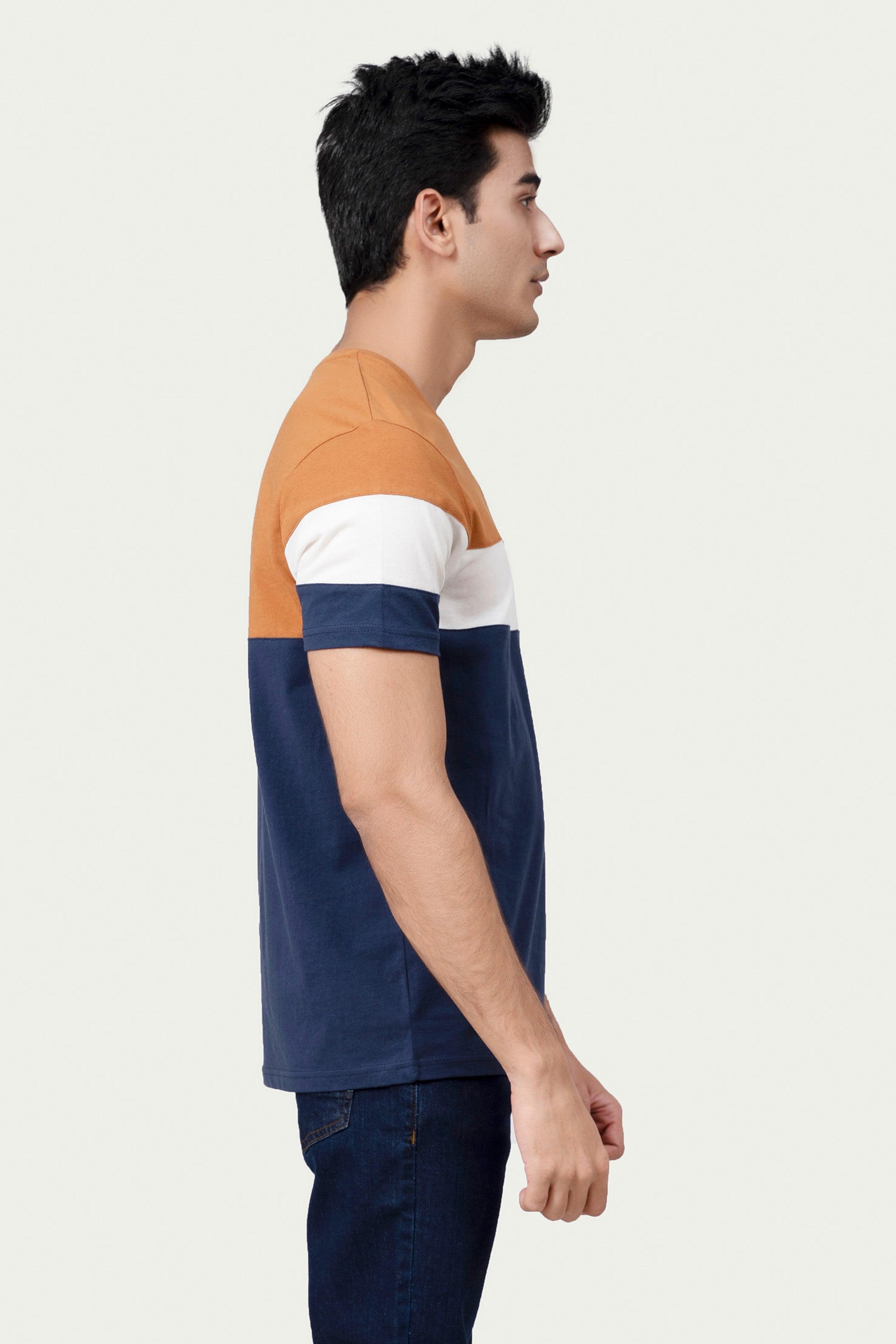 CUT & SEW PANEL RUST at Charcoal Clothing