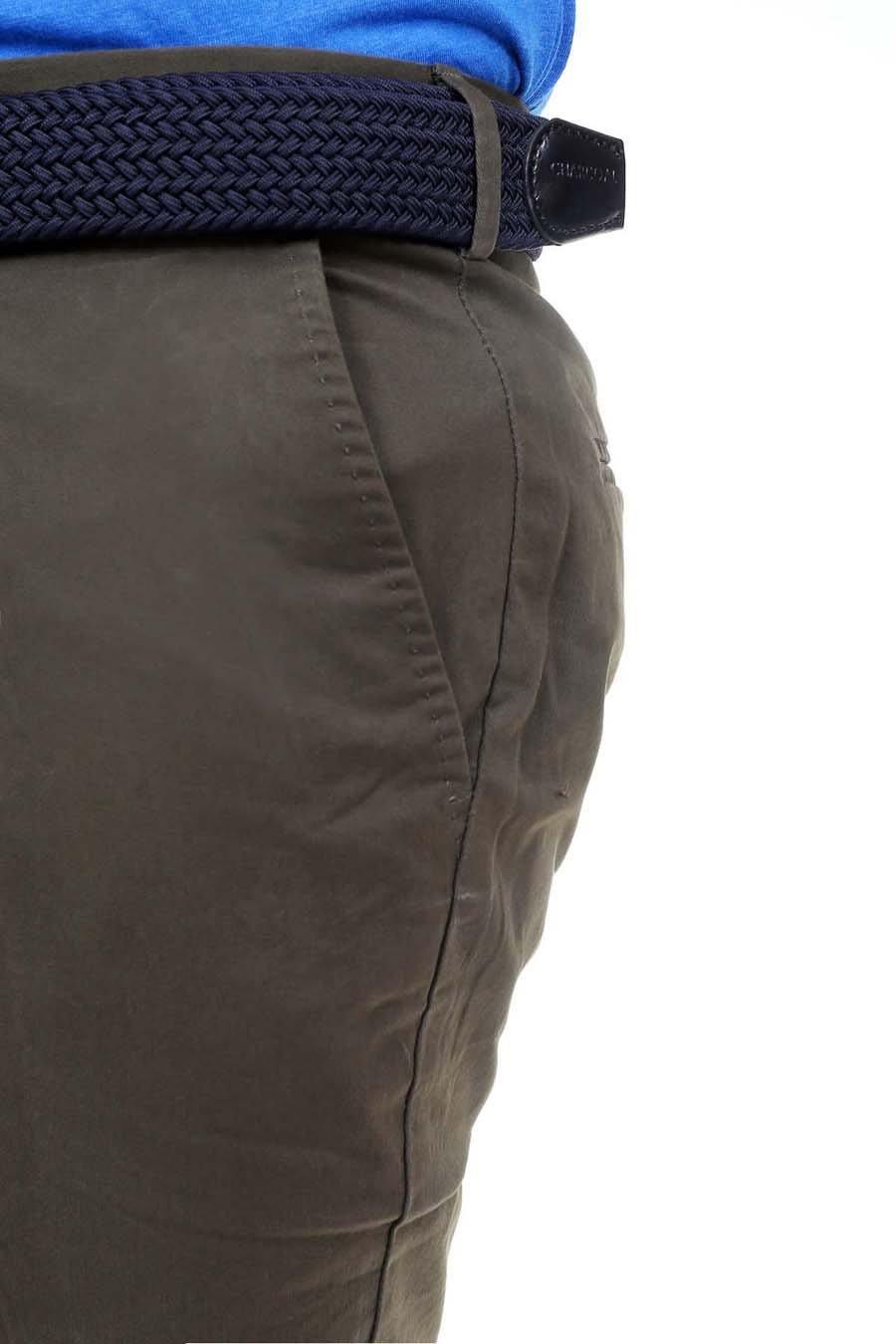 Casual Pant Cross Pocket Olive - Slim Fit at Charcoal Clothing