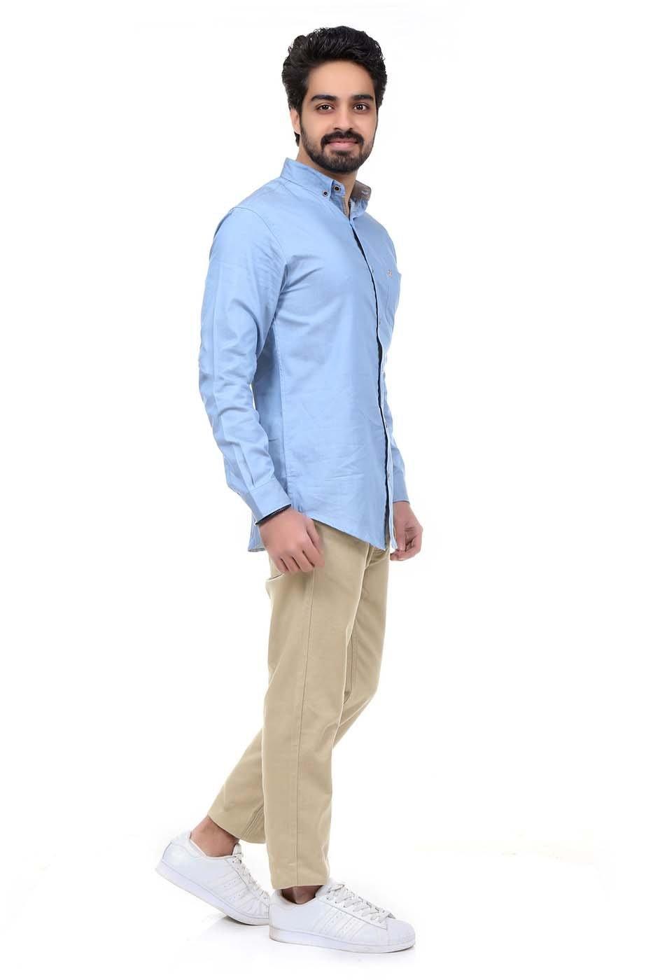 Casual Shirt Blue at Charcoal Clothing