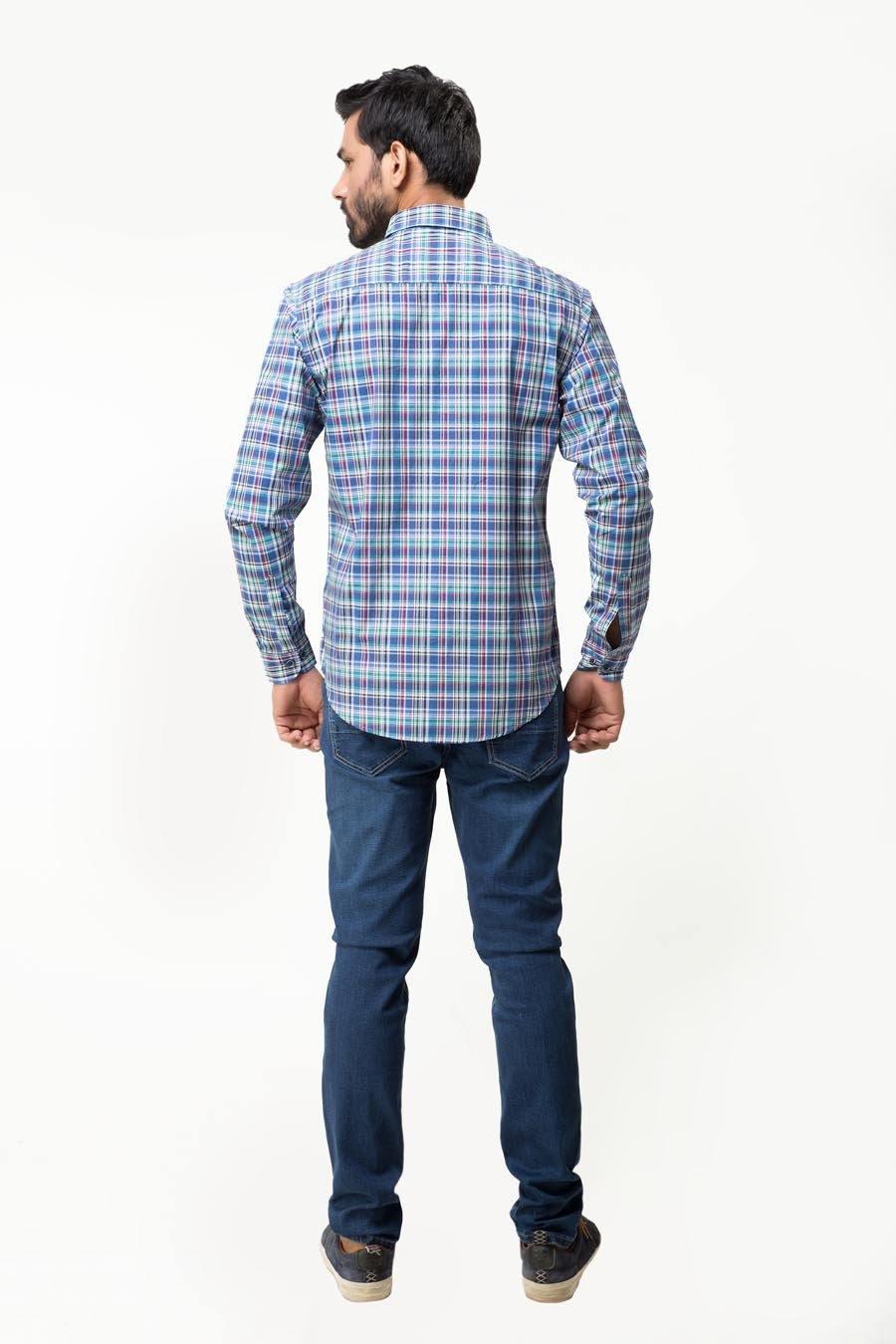 Casual Shirt Full Sleeves Multi at Charcoal Clothing
