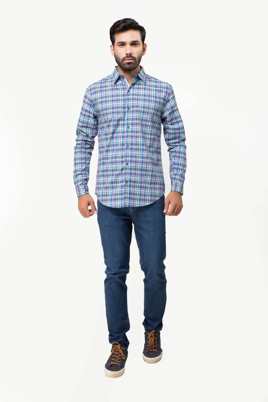 Casual Shirt Full Sleeves Multi at Charcoal Clothing