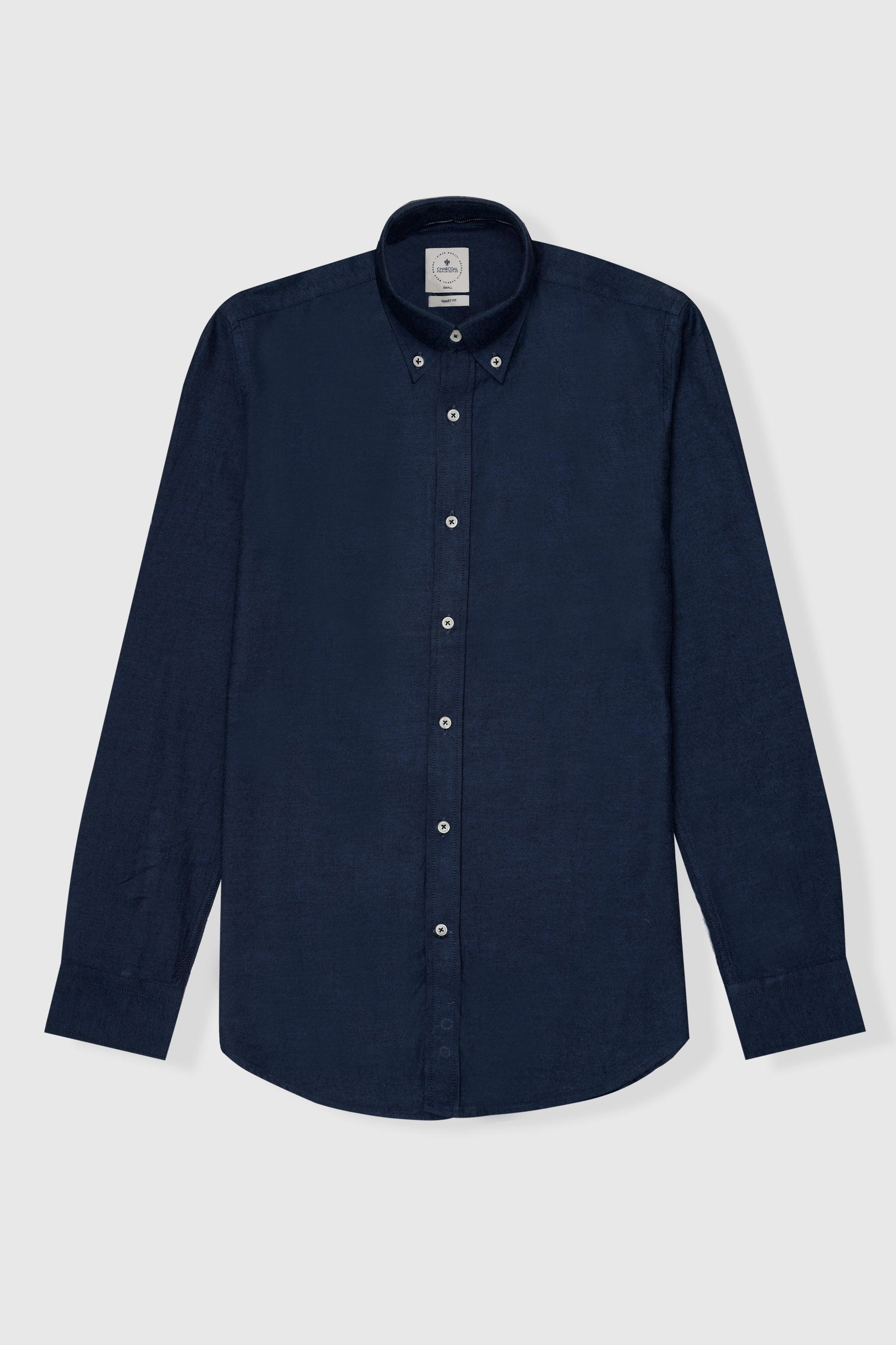 DENIM SHIRT LIGHT BLUE at Charcoal Clothing