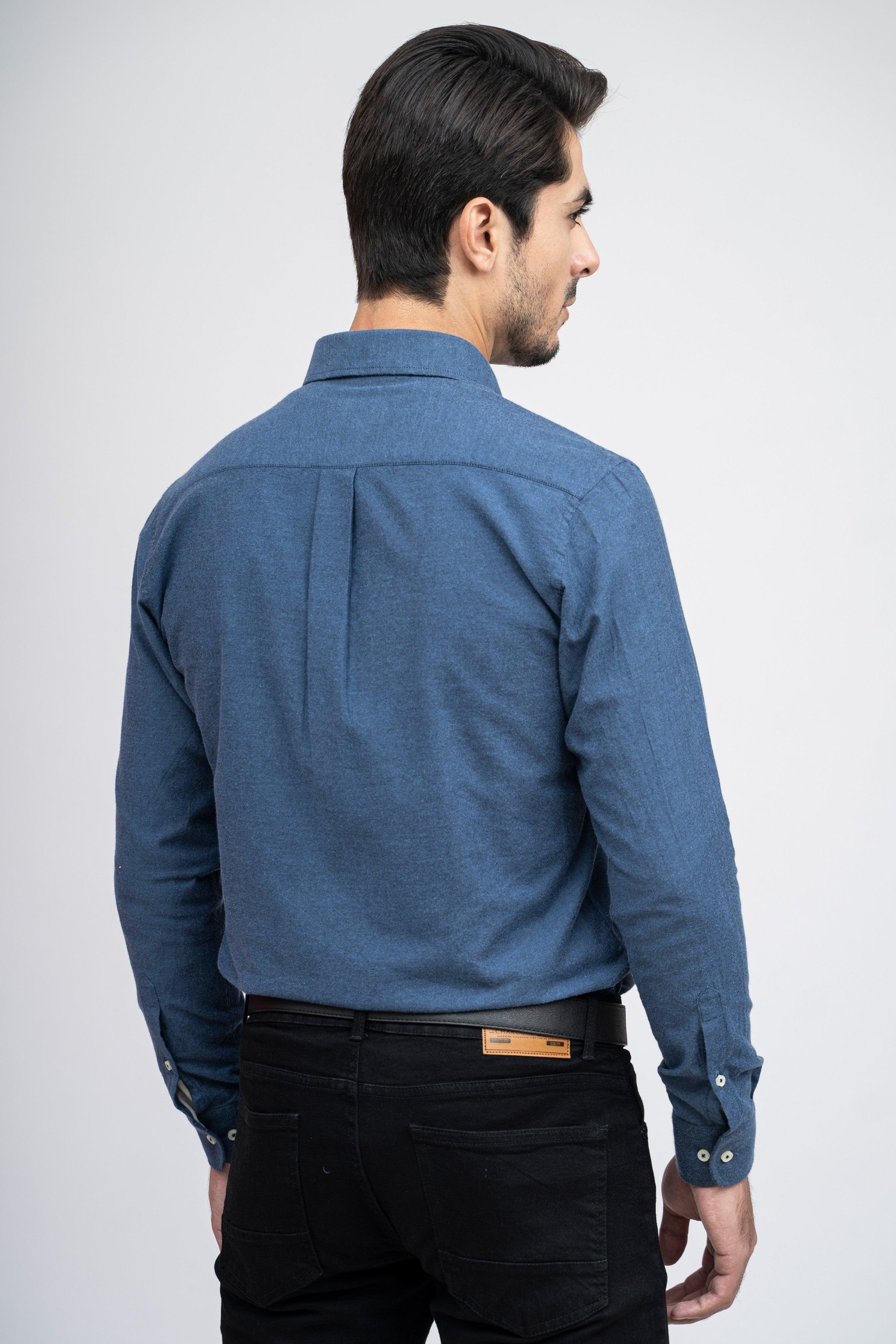 DENIM SHIRT LIGHT BLUE at Charcoal Clothing