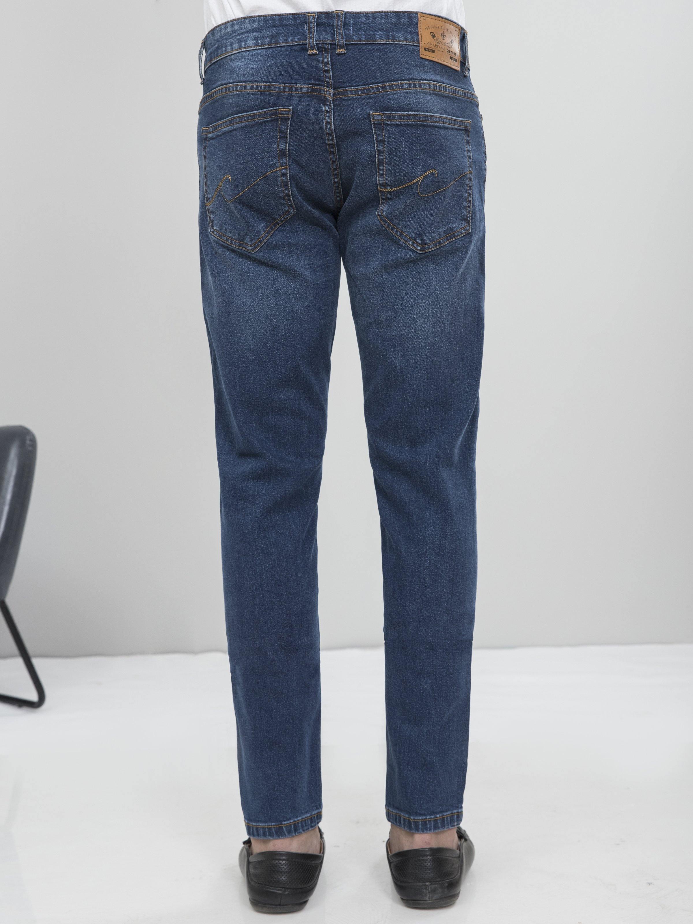 DENIM SLIM FIT JEANS LIGHT BLUE at Charcoal Clothing