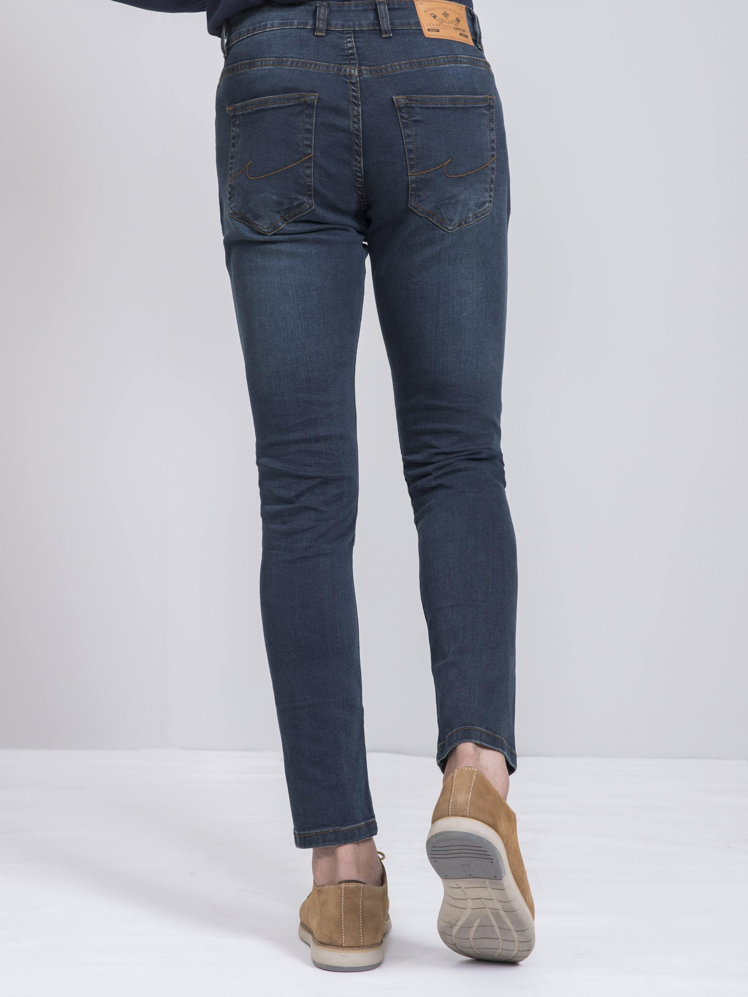 DENIM SLIM FIT JEANS OLIVE TINT at Charcoal Clothing