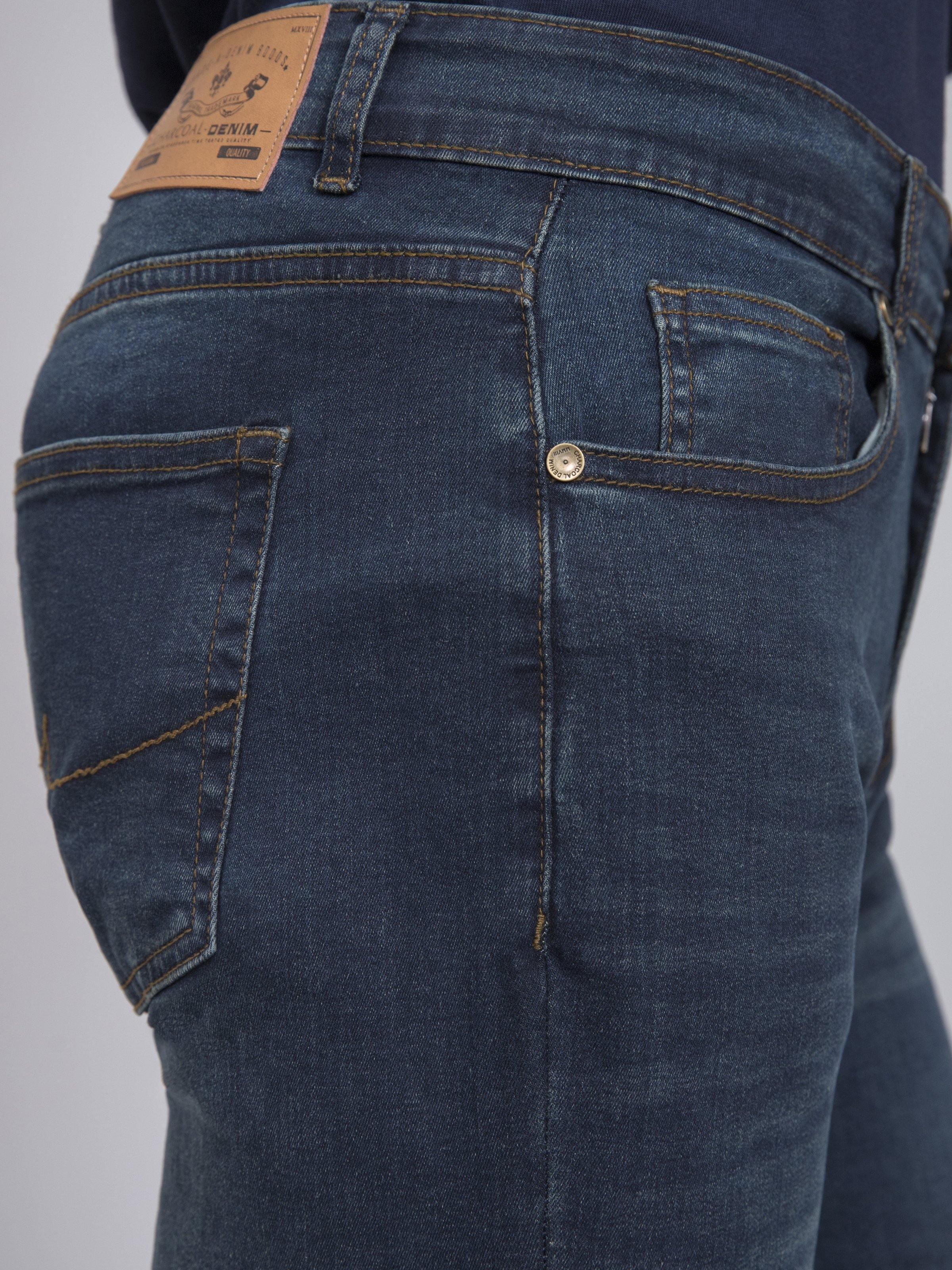 DENIM SLIM FIT JEANS OLIVE TINT at Charcoal Clothing