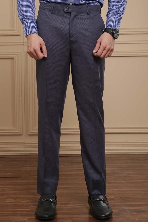 Dark Grey Men Cotton Slim Formal Pant at Rs 4000