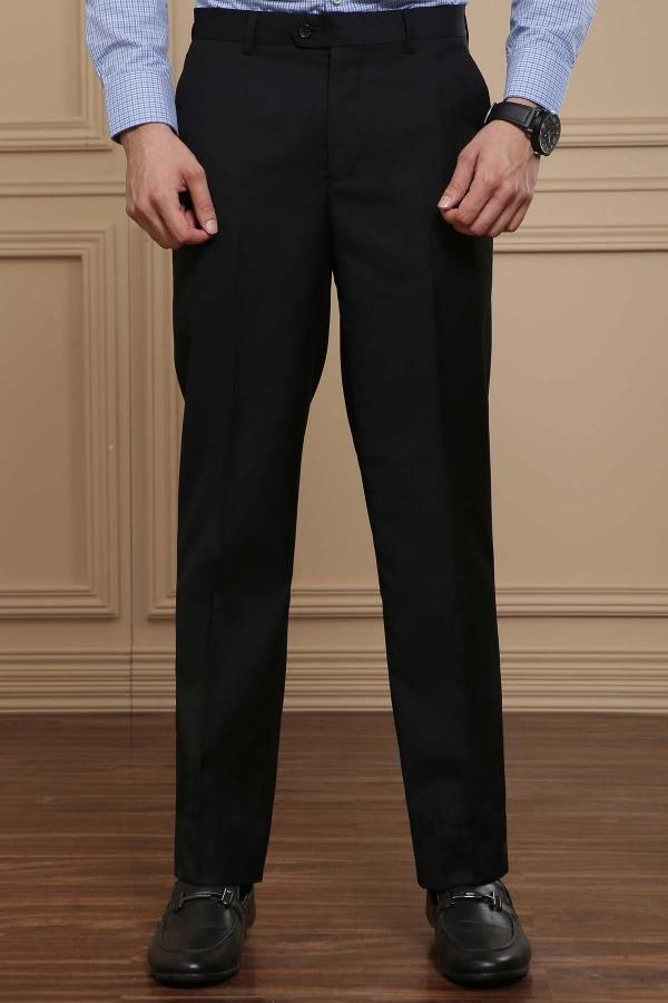DRESS PANT SMART FIT BLACK at Charcoal Clothing