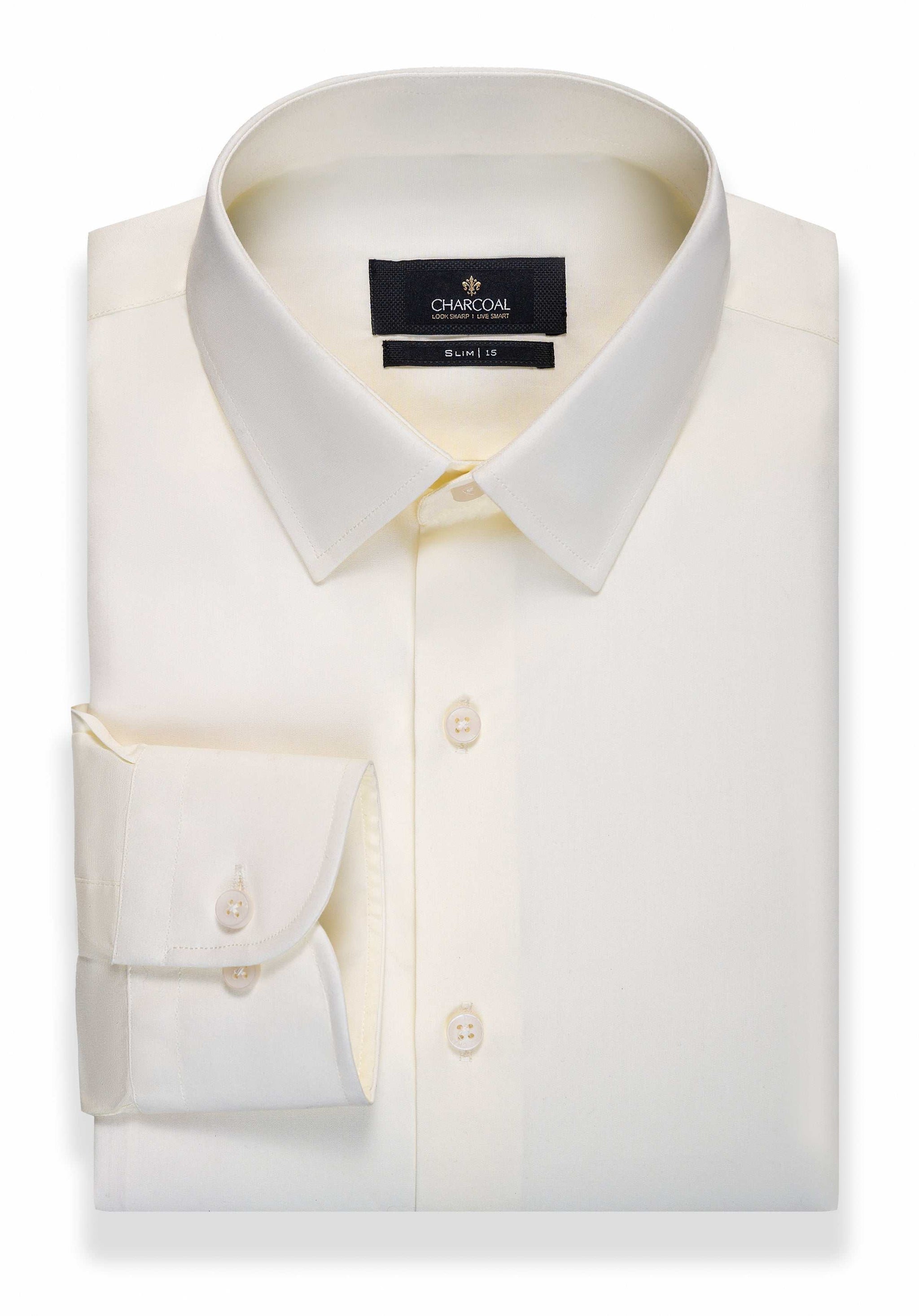 Shop DRESS SHIRT FULL SLEEVE CREAM For Men Online