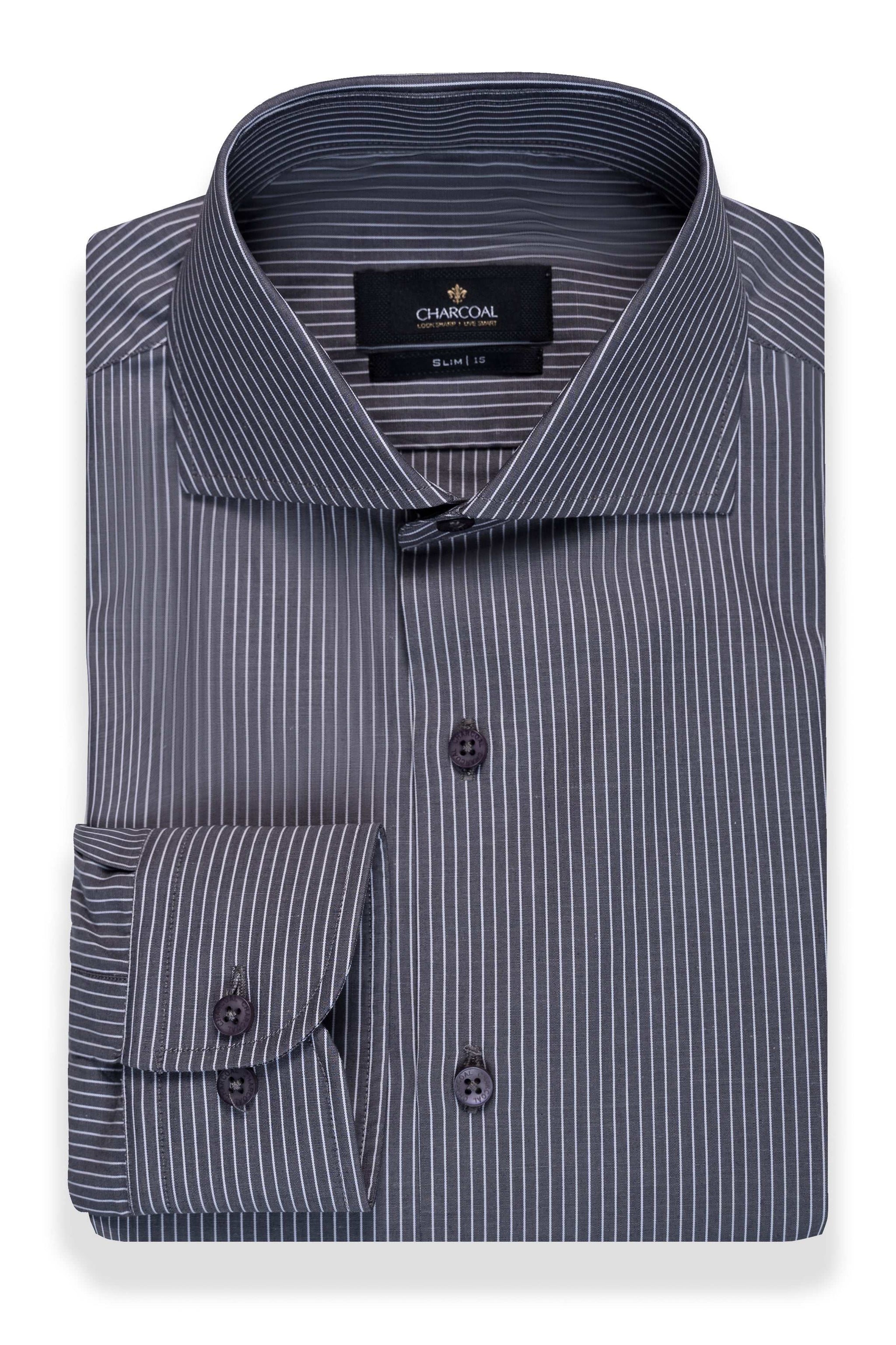 Shop DRESS SHIRT FULL SLEEVE DARK GREY For Men Online Shop DRESS SHIRT FULL SLEEVE DARK GREY For Men Online