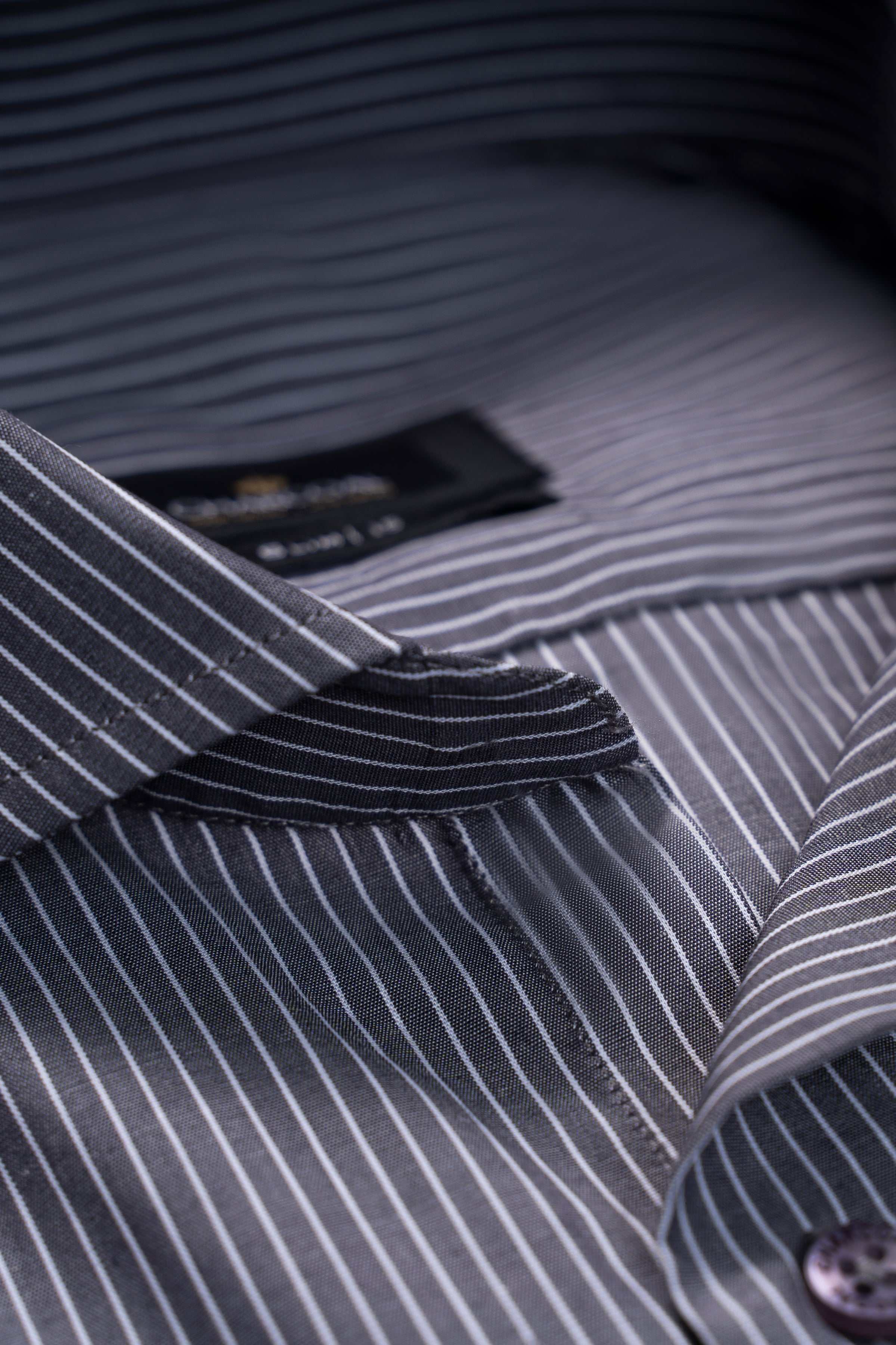 DRESS SHIRT FULL SLEEVE DARK GREY at Charcoal Clothing