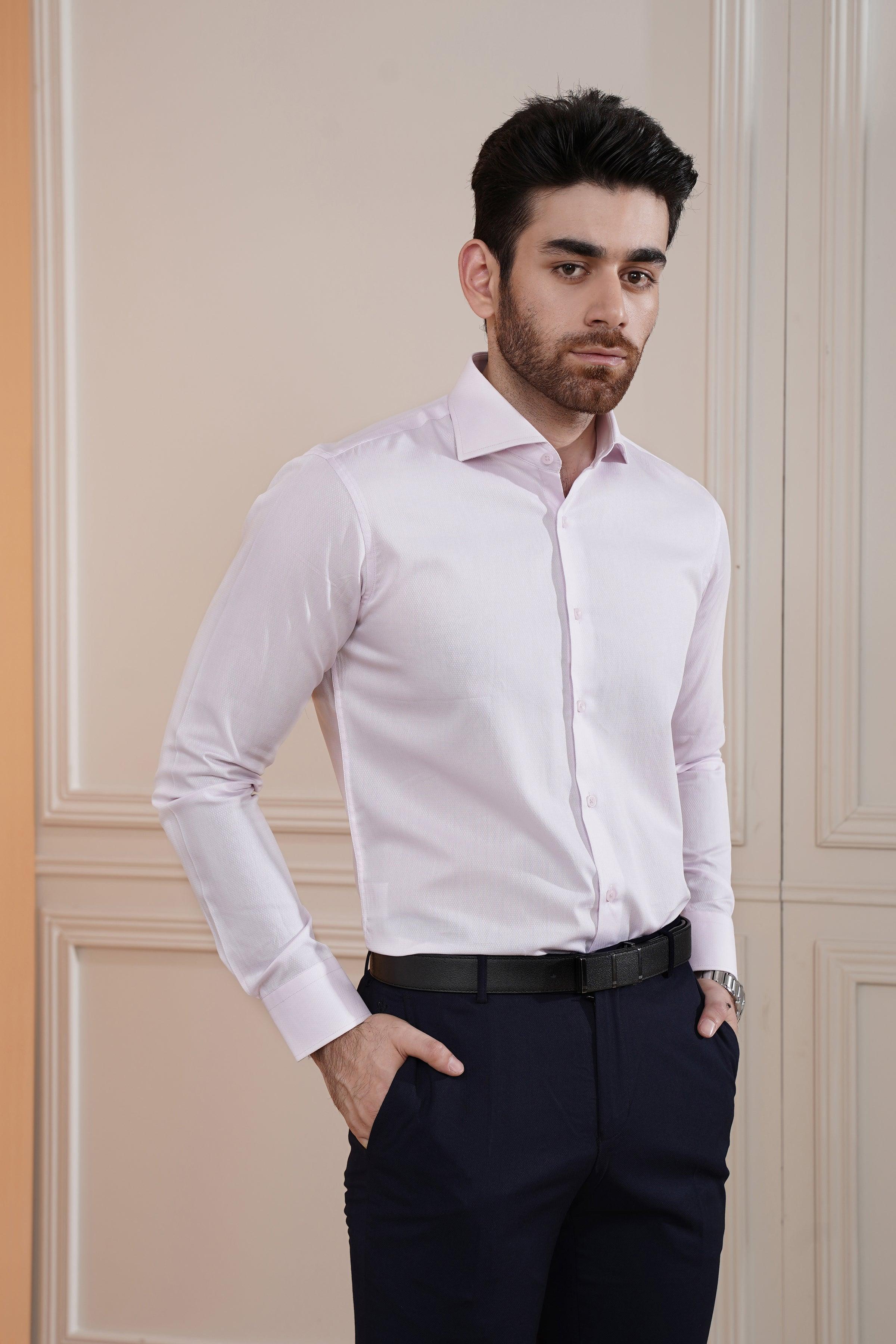 DRESS SHIRT PINK at Charcoal Clothing