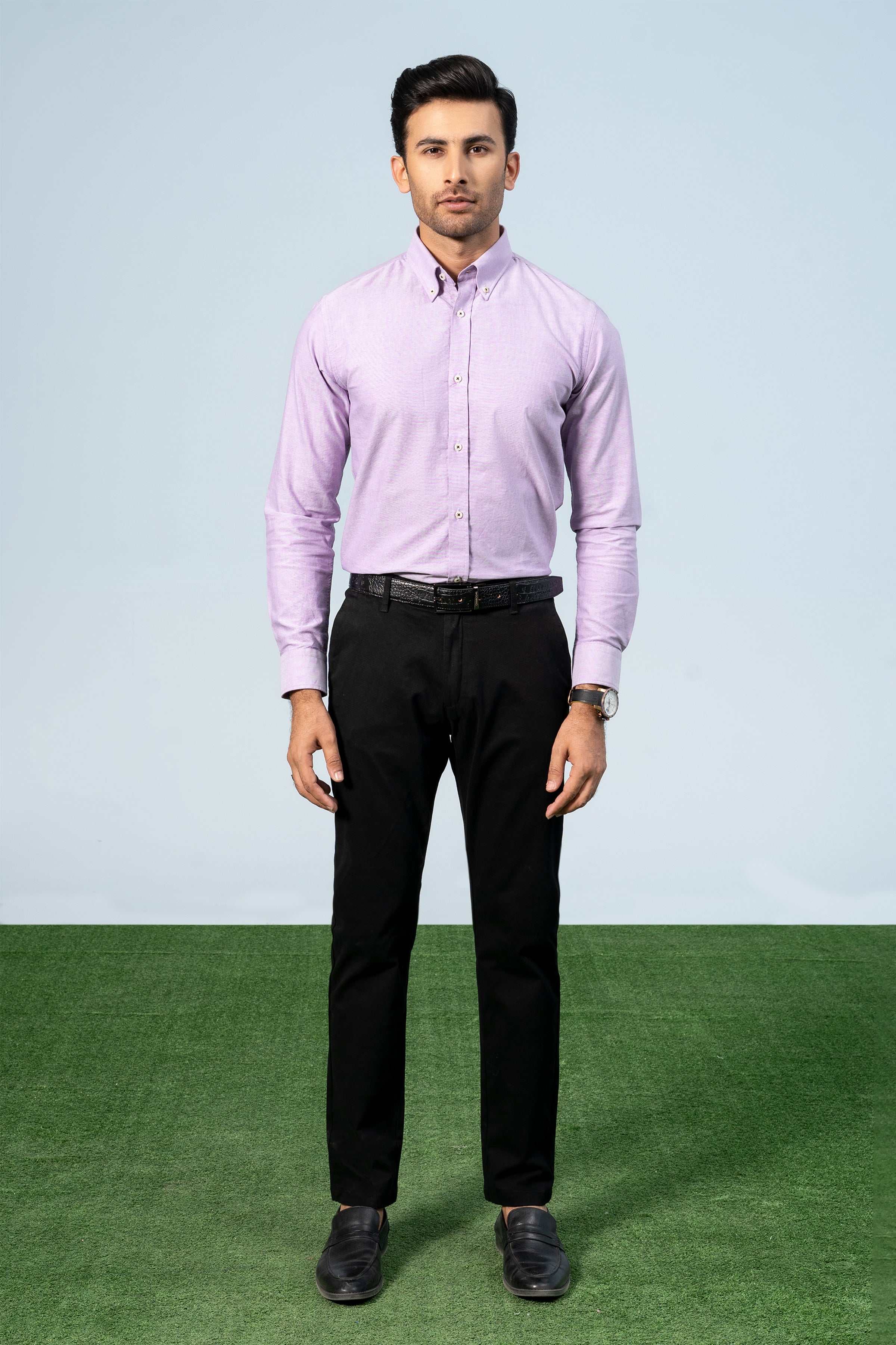 SMART SHIRT PURPLE - Charcoal Clothing