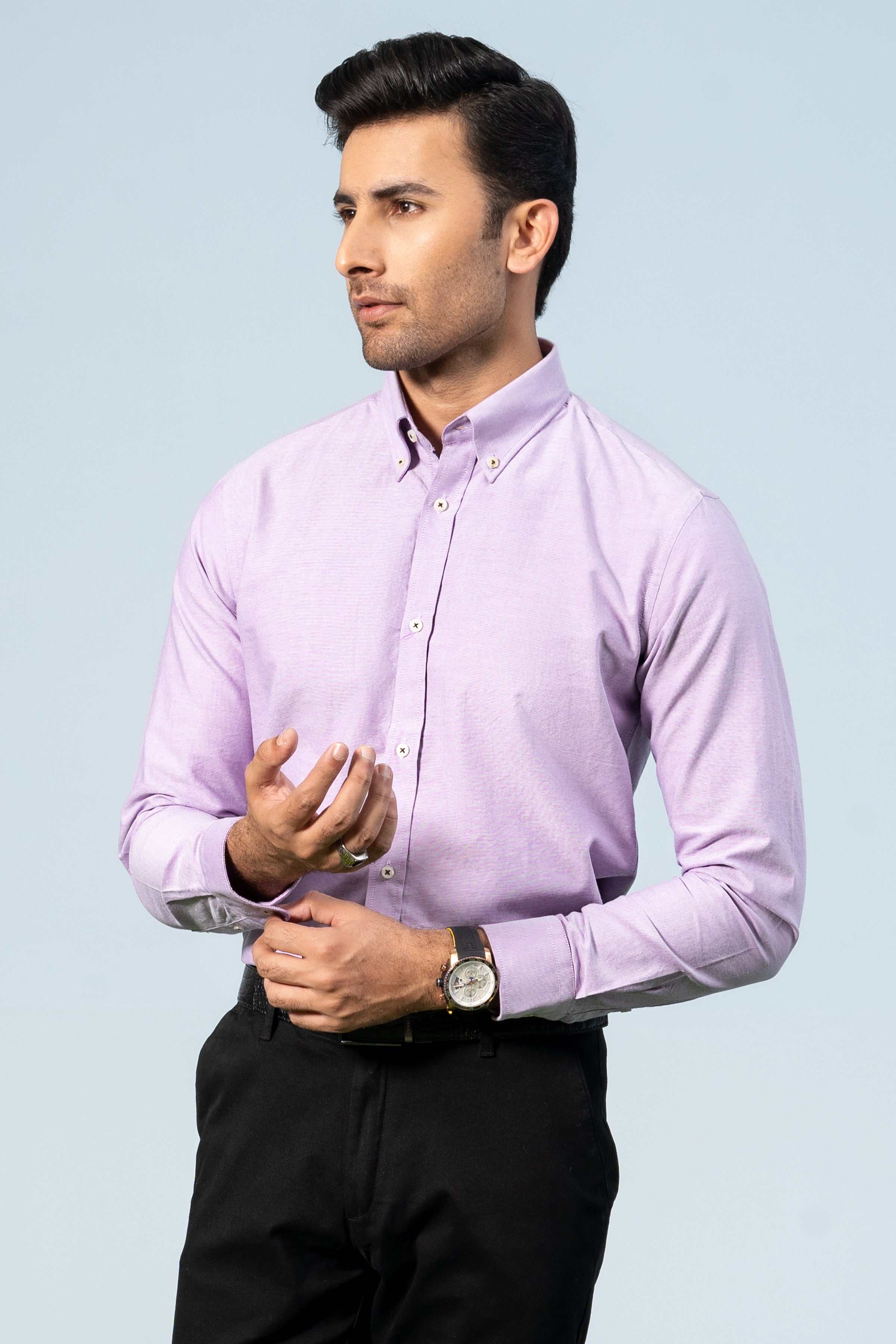 SMART SHIRT PURPLE - Charcoal Clothing