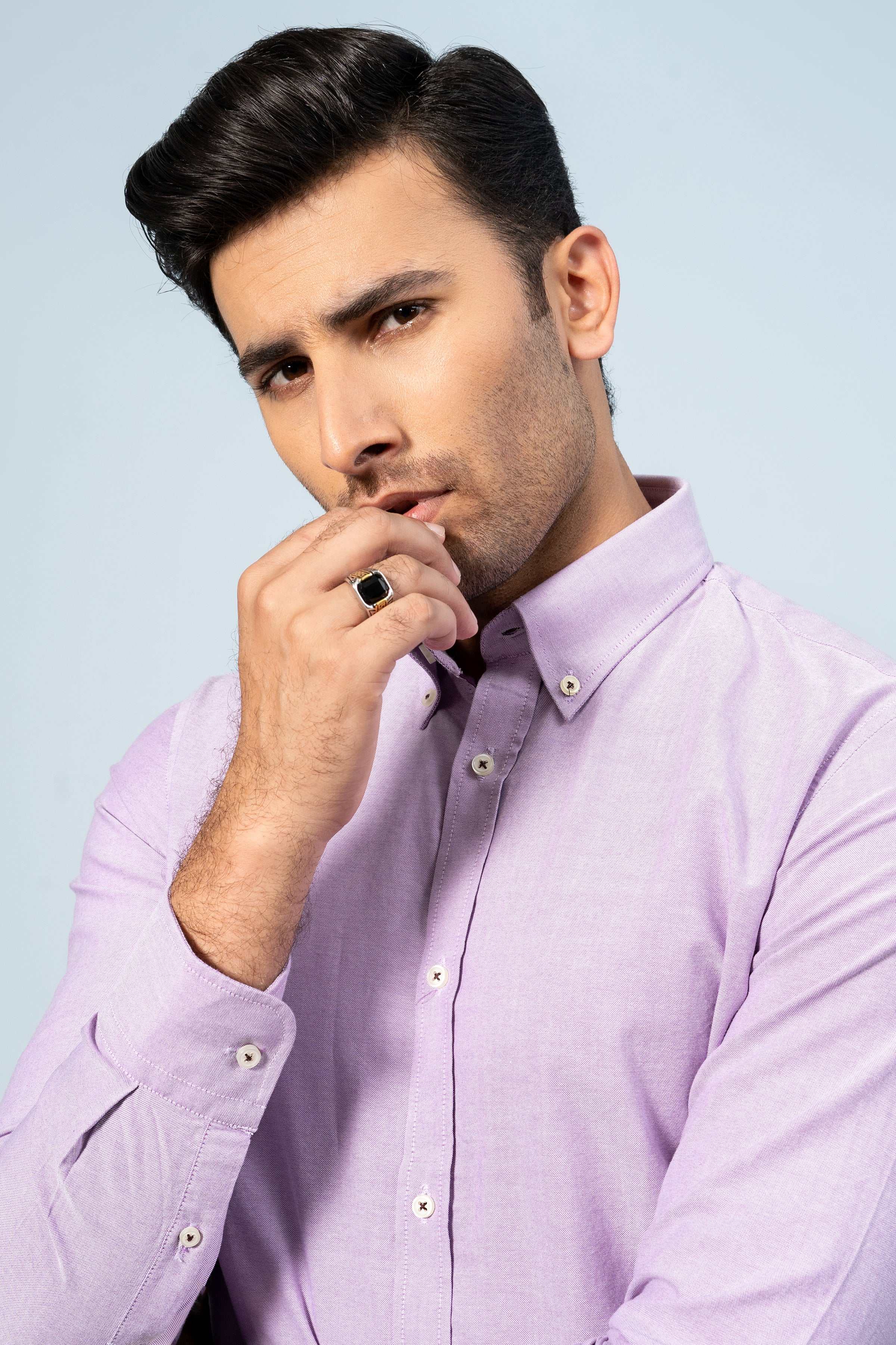 SMART SHIRT PURPLE - Charcoal Clothing