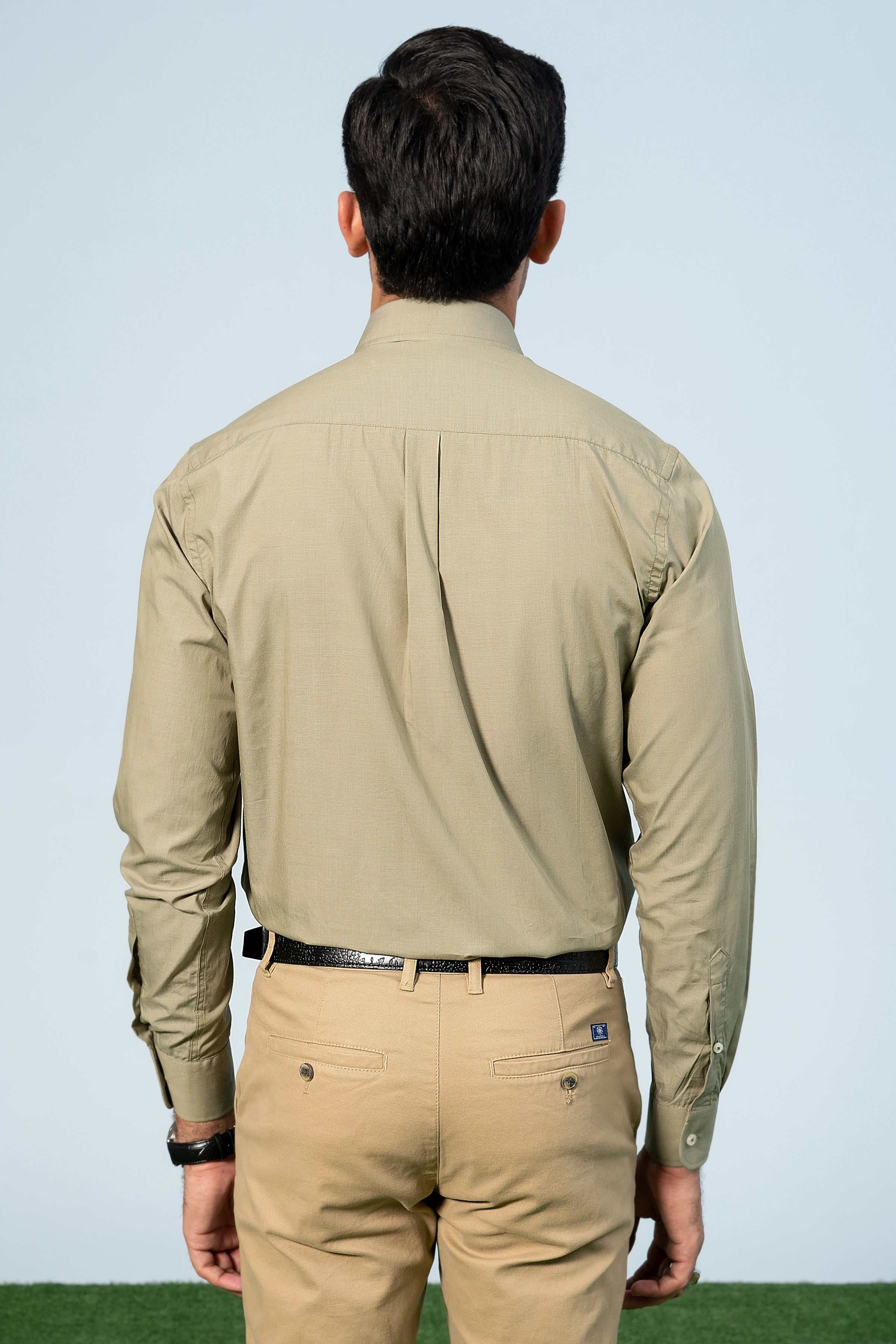 SMART SHIRT GREEN - Charcoal Clothing