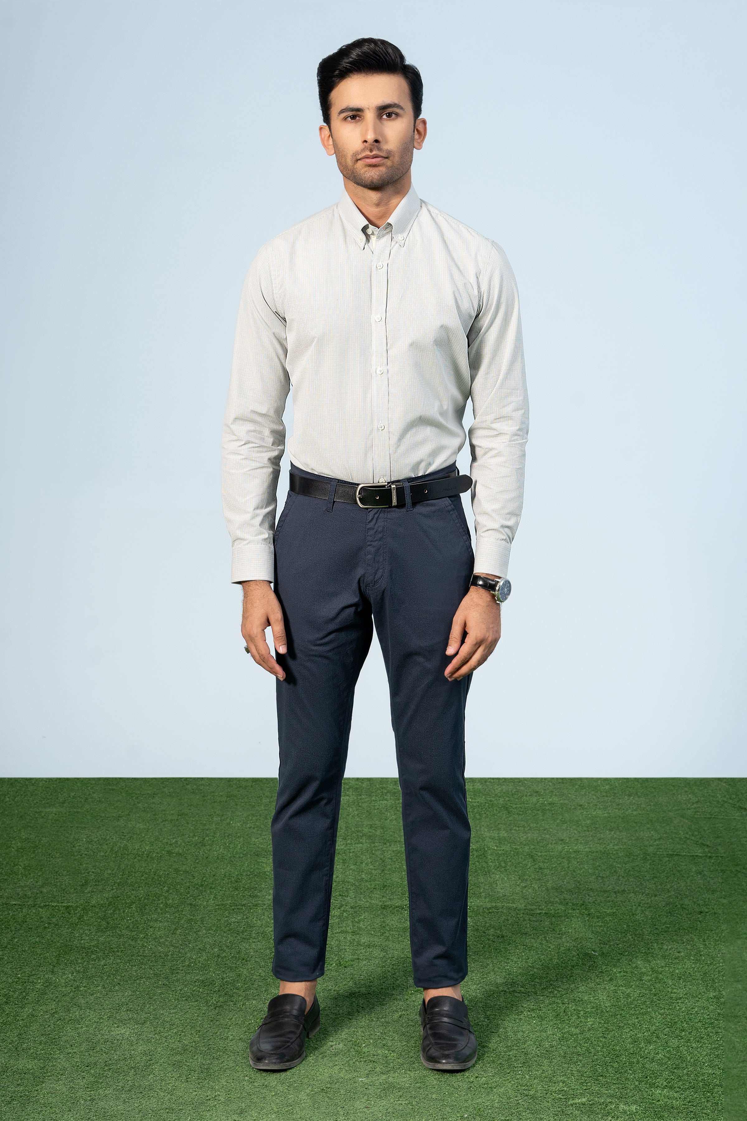 SEMI FORMAL BLUE KHAKI - Charcoal Clothing