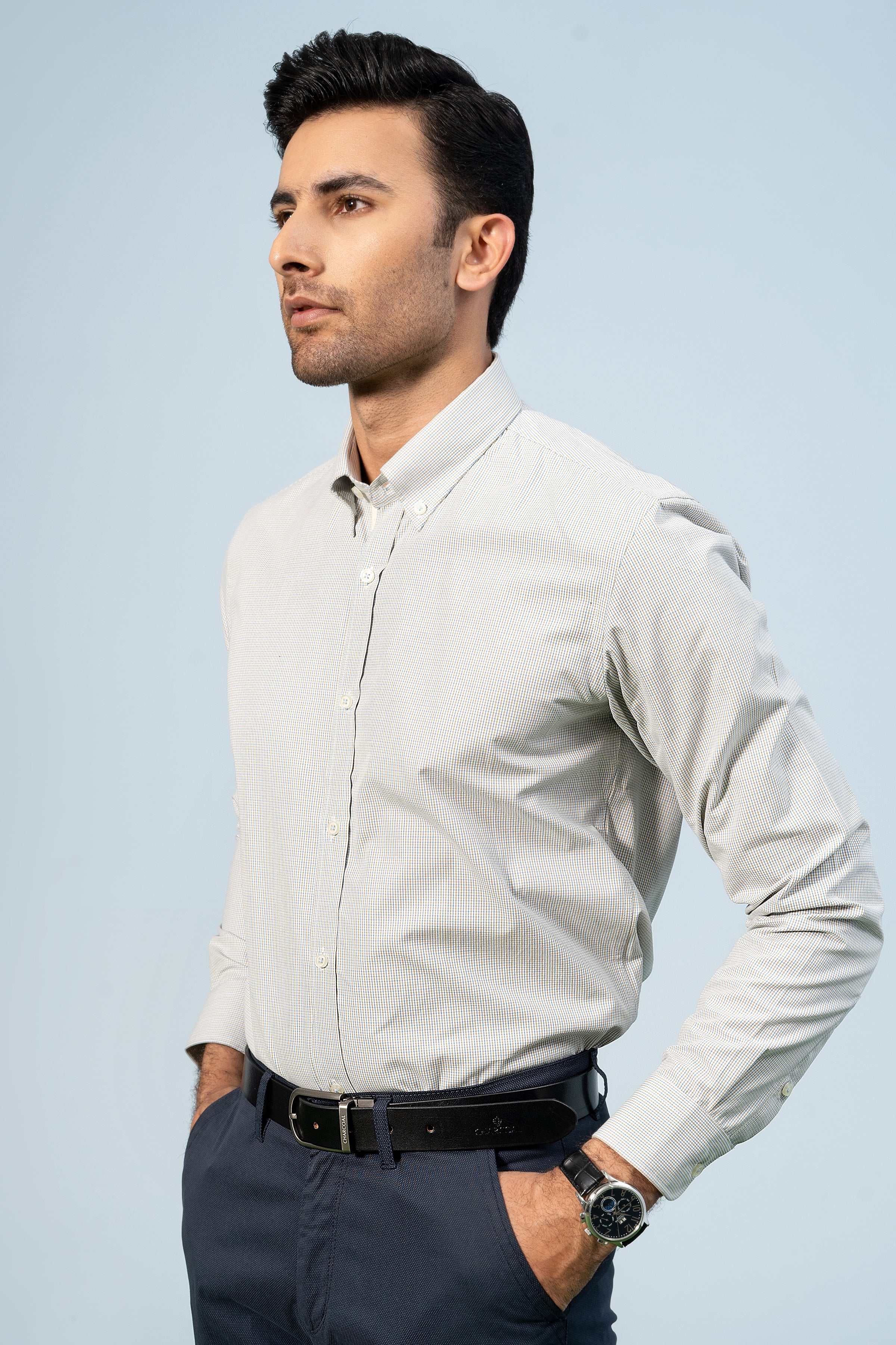 SEMI FORMAL BLUE KHAKI - Charcoal Clothing