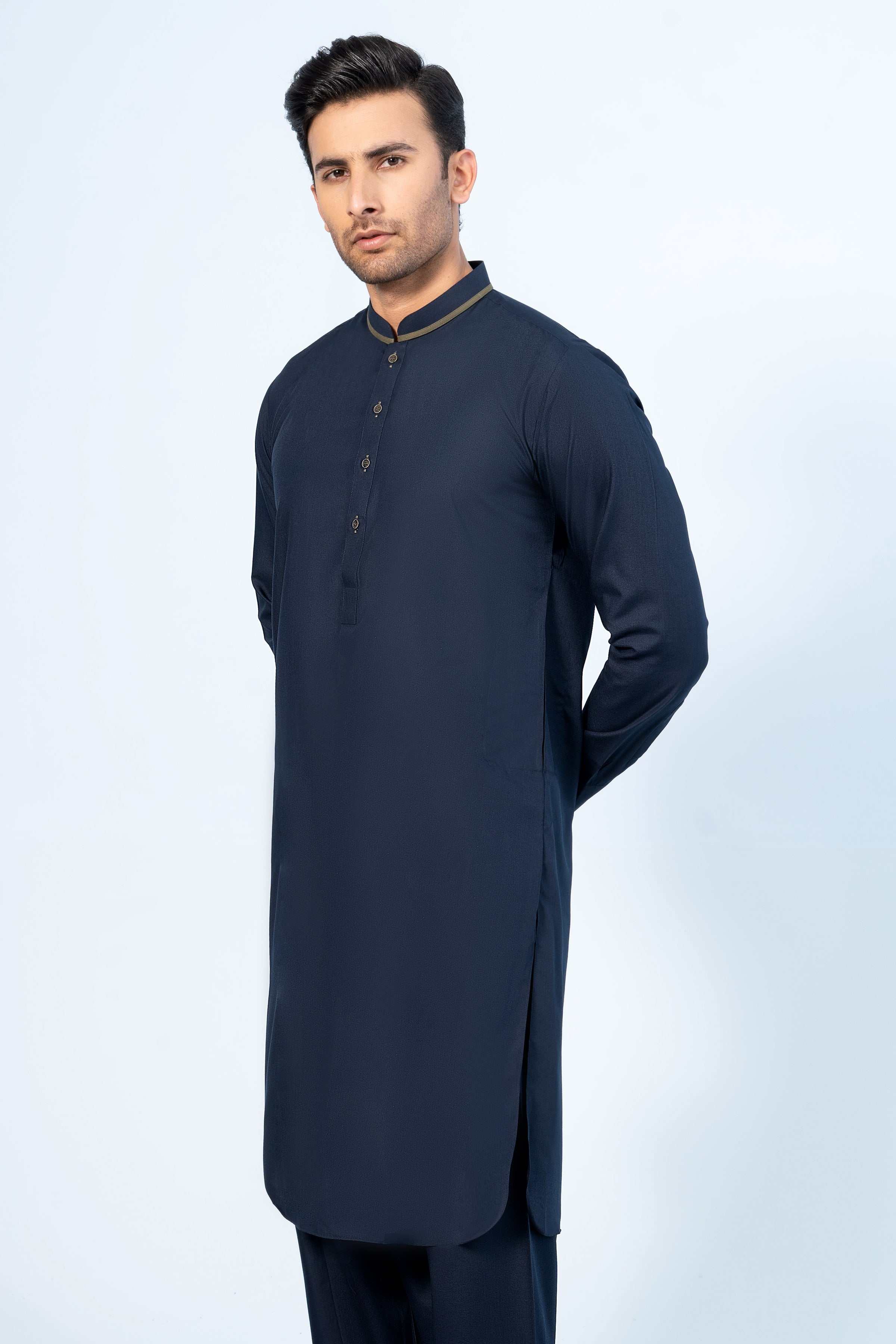 SHALWAR KAMEEZ DARK NAVY - Charcoal Clothing