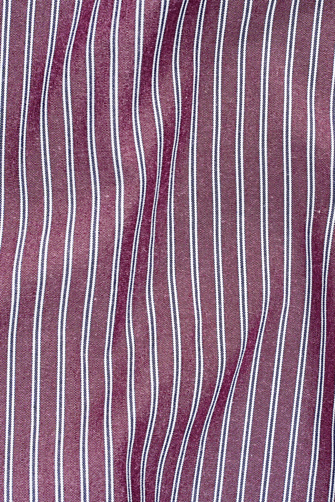LIMITED EDITION SHIRTS MAROON WHITE STRIPES - Charcoal Clothing