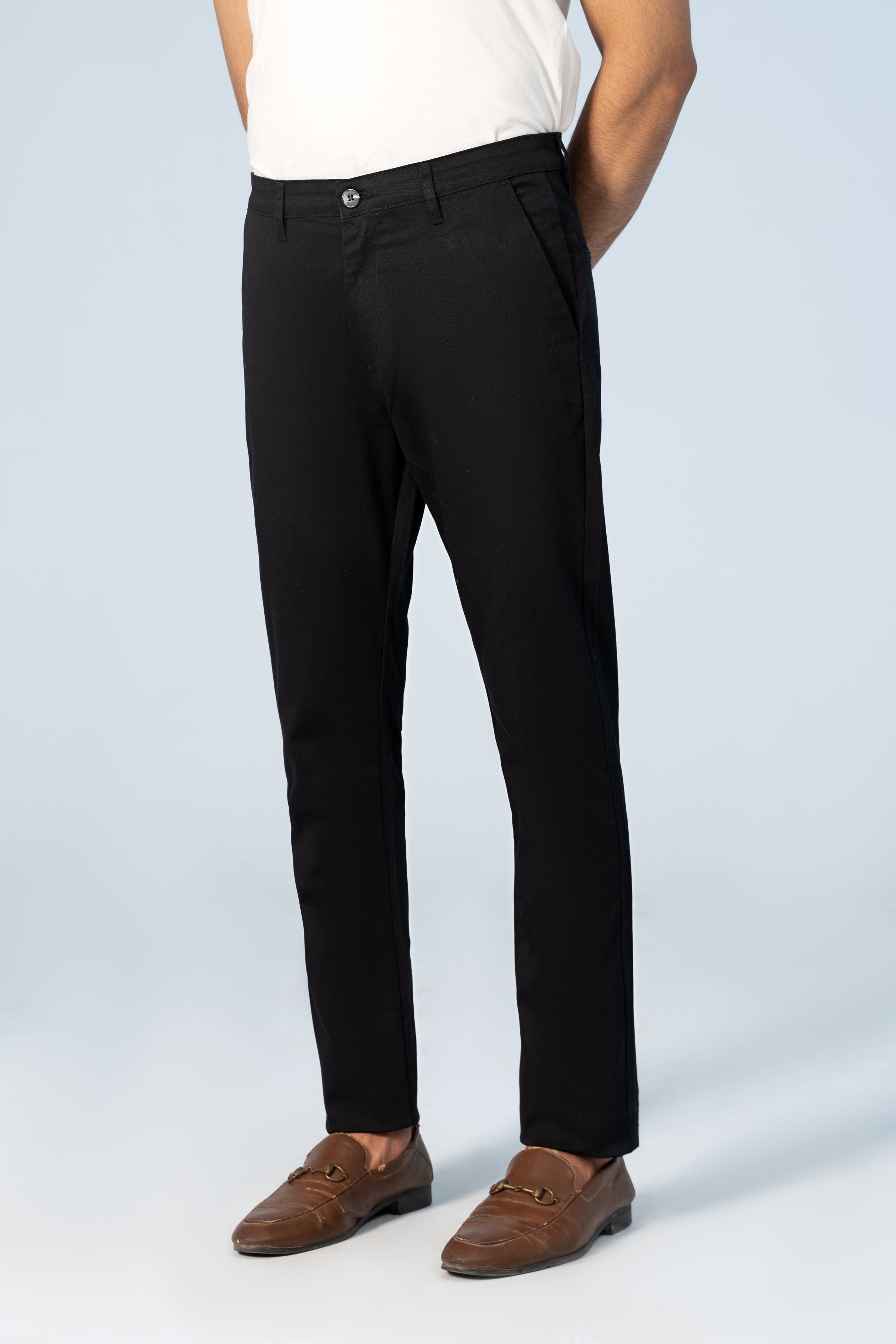 CASUAL PANT CROSS POCKET BLACK - Charcoal Clothing