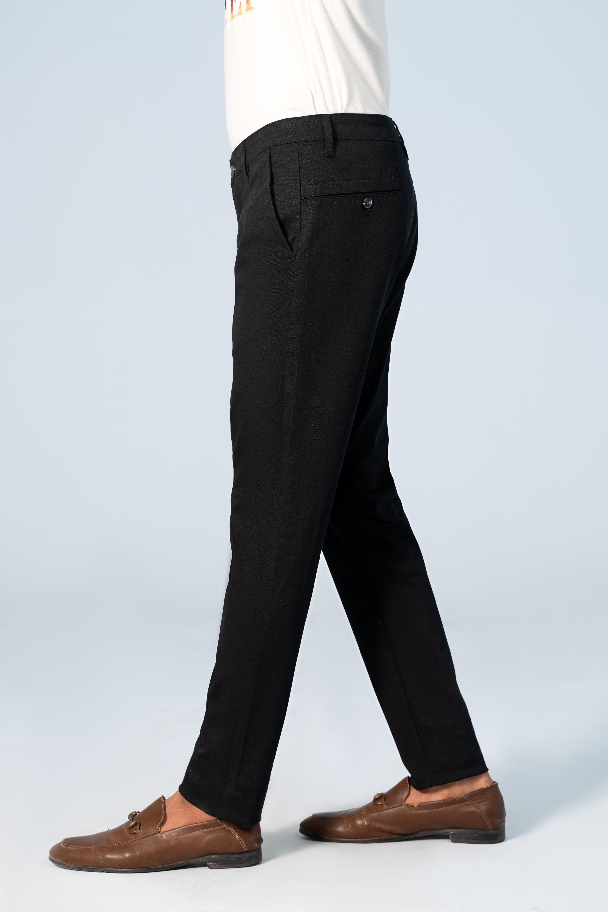 CASUAL PANT CROSS POCKET BLACK - Charcoal Clothing