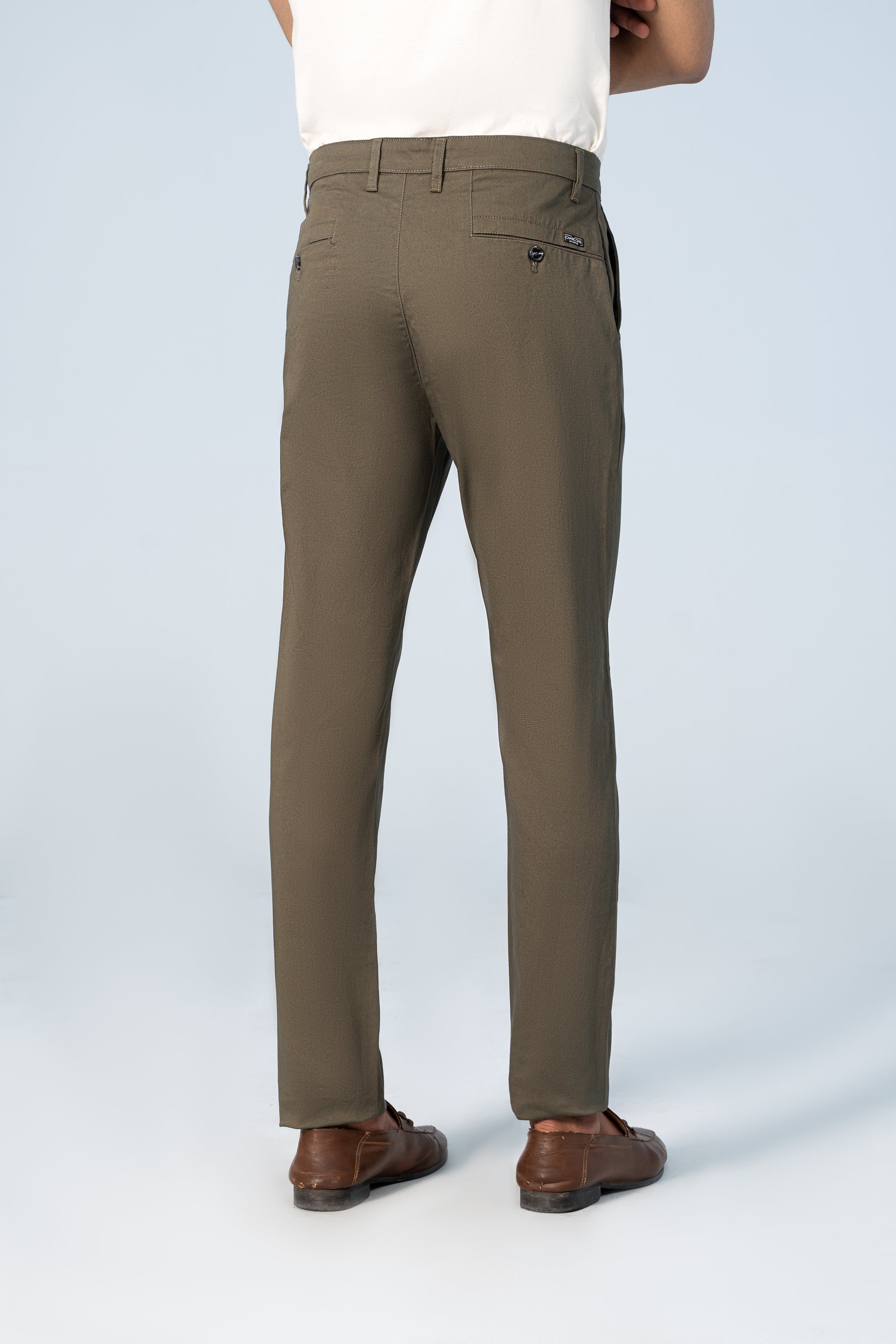 CASUAL PANT CROSS POCKET OLIVE - Charcoal Clothing